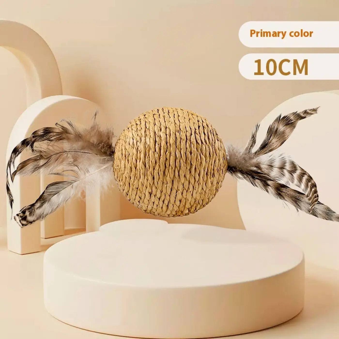 The Ball Depot cat toys: Sisal Oversized Self-Hi Relieving Cat Scratch Ball