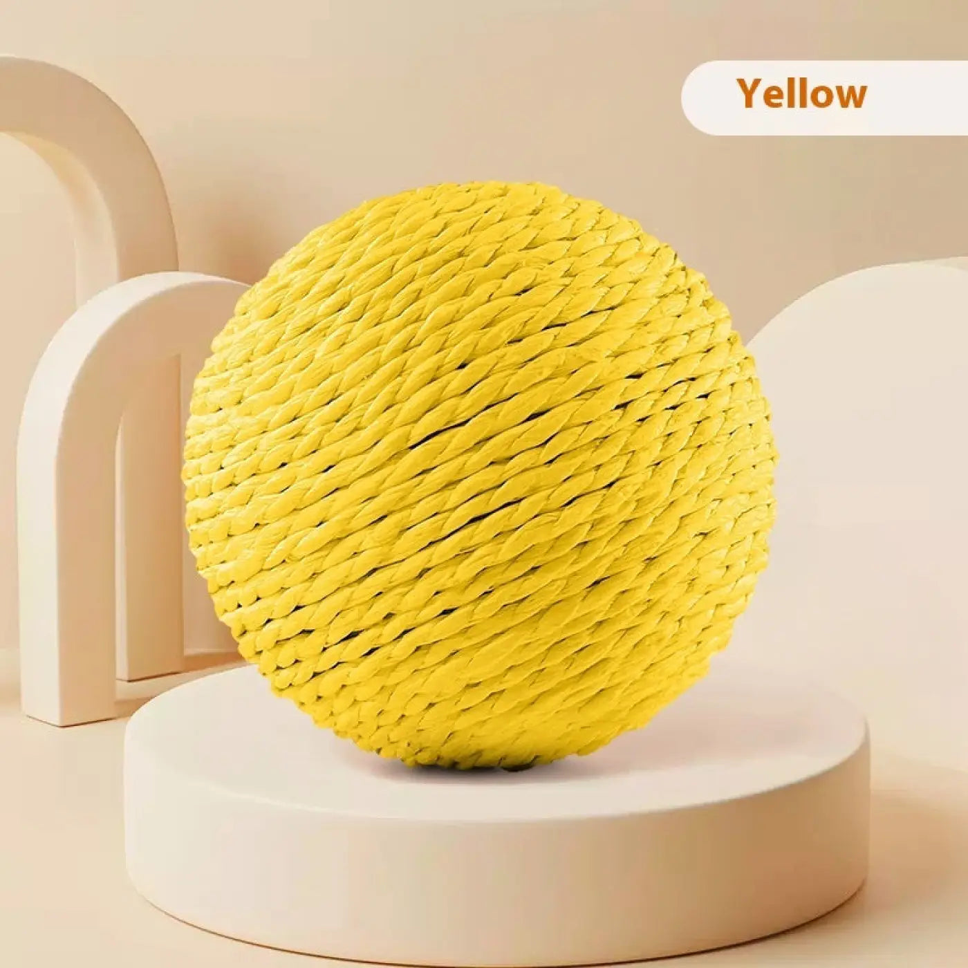 The Ball Depot cat toys: Sisal Oversized Self-Hi Relieving Cat Scratch Ball