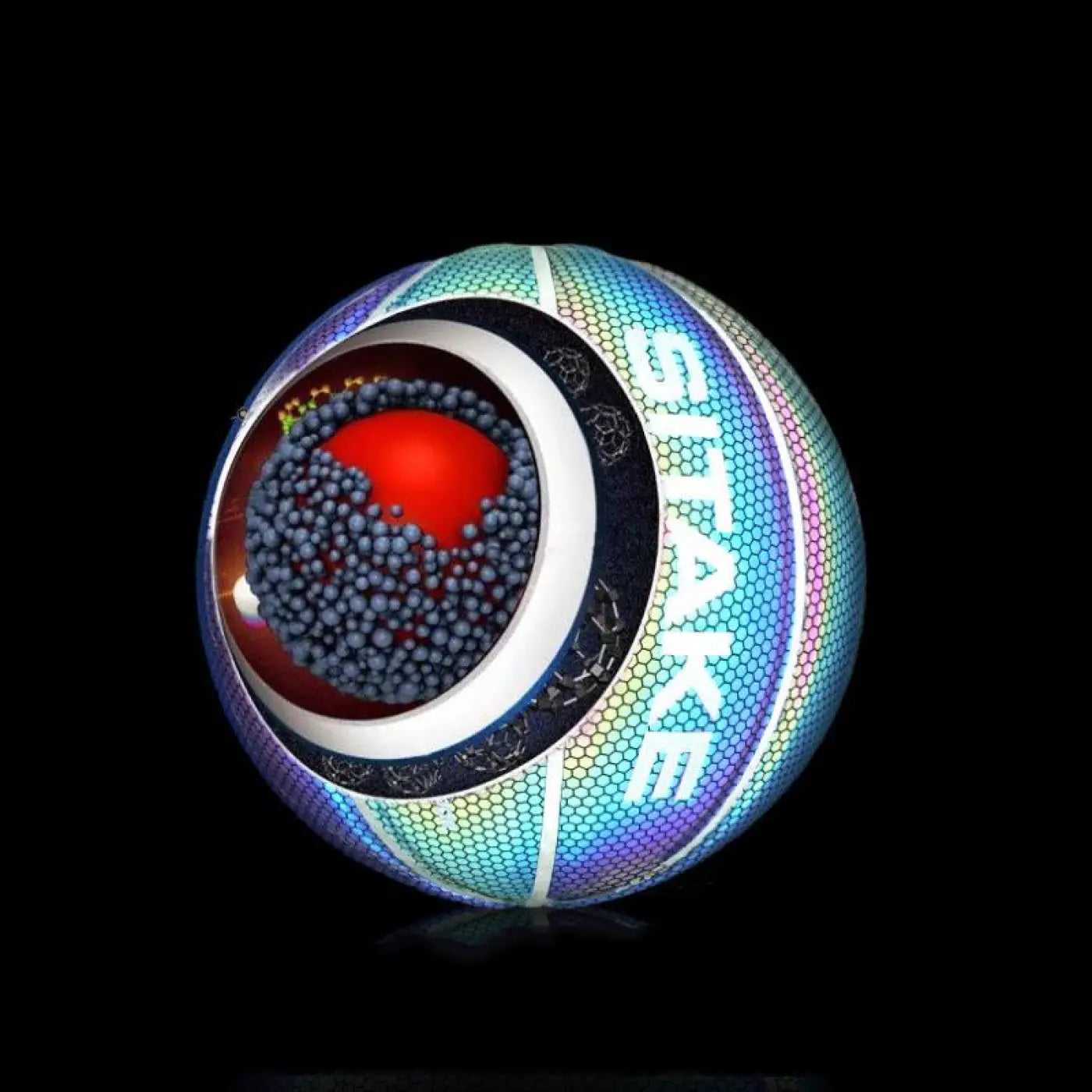 The Ball Depot basketball: SITAKE Luminous Camouflage Reflective Basketballs