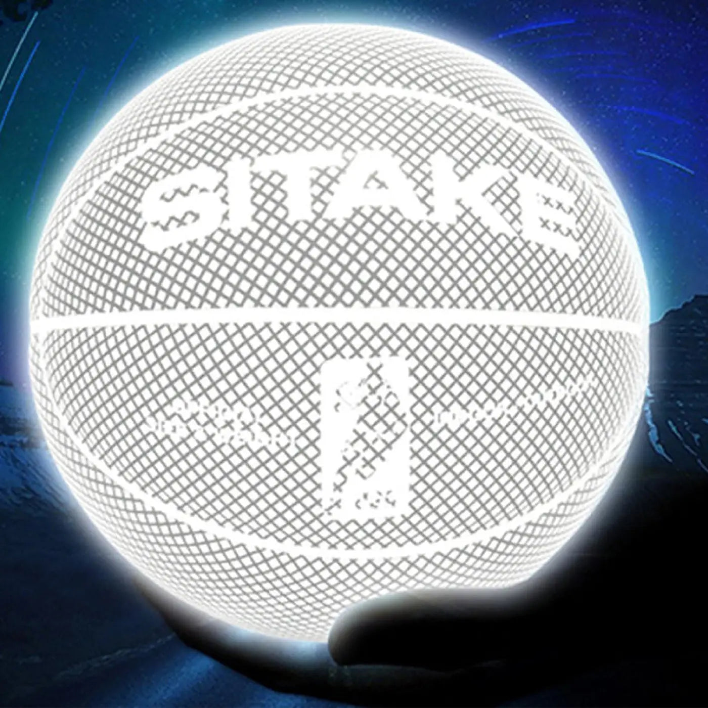 The Ball Depot basketball: SITAKE Luminous Camouflage Reflective Basketballs