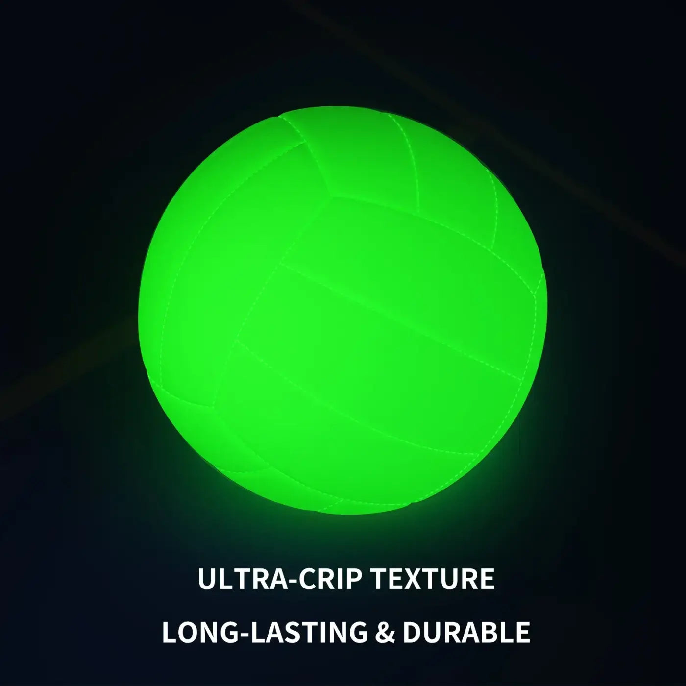 The Ball Depot volley ball: Size 5 glowing Volleyball