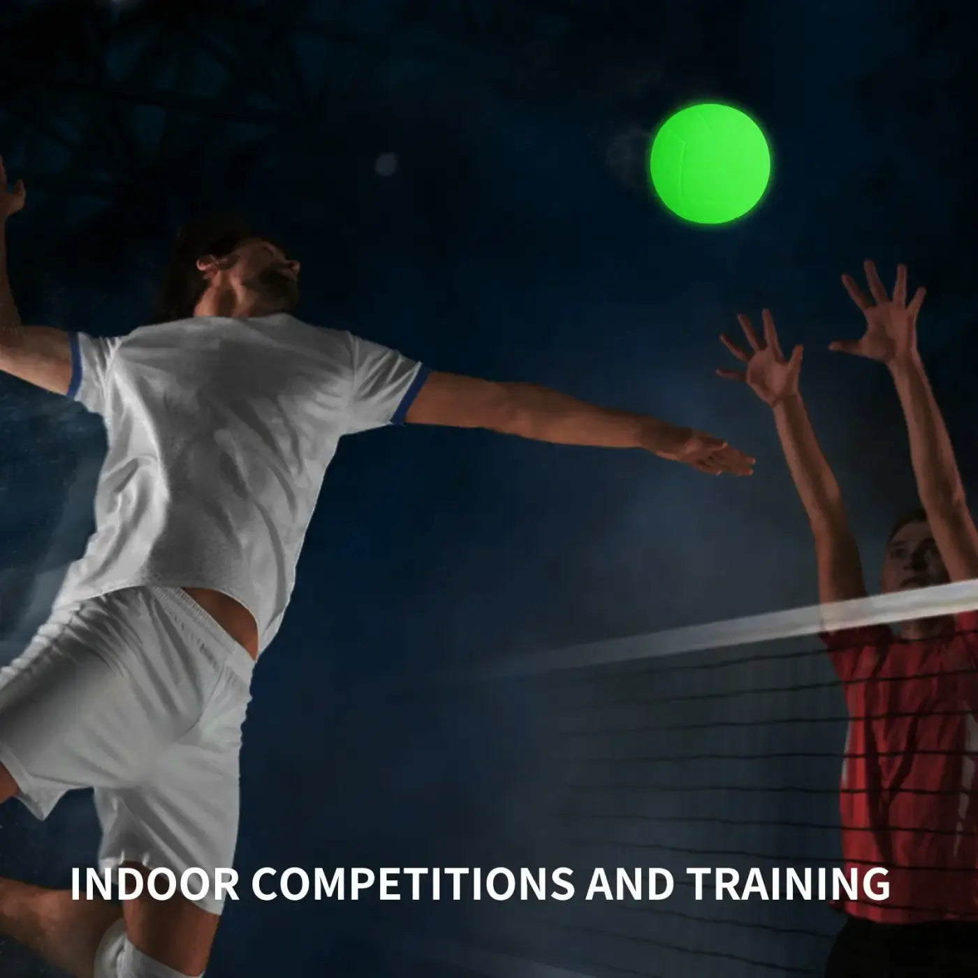 The Ball Depot volley ball: Size 5 glowing Volleyball
