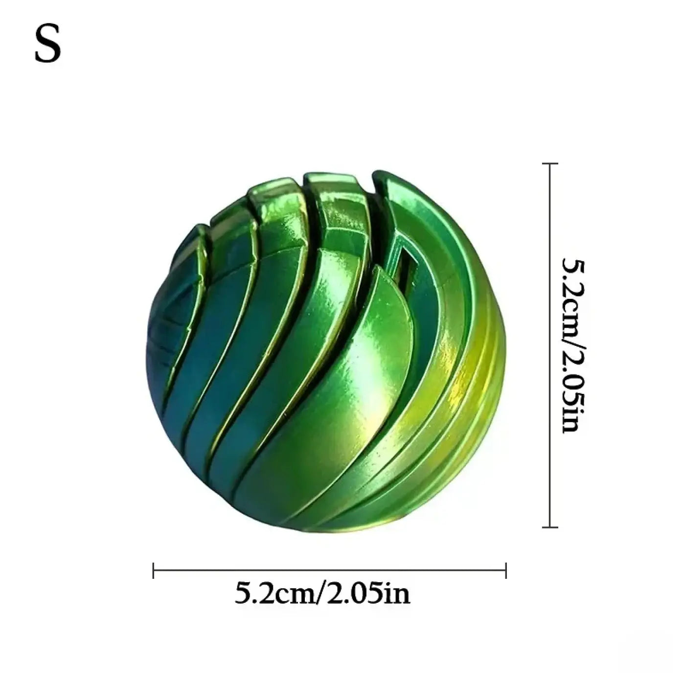 The Ball Depot sensory ball: Slime Twistsphere Fidget Ball