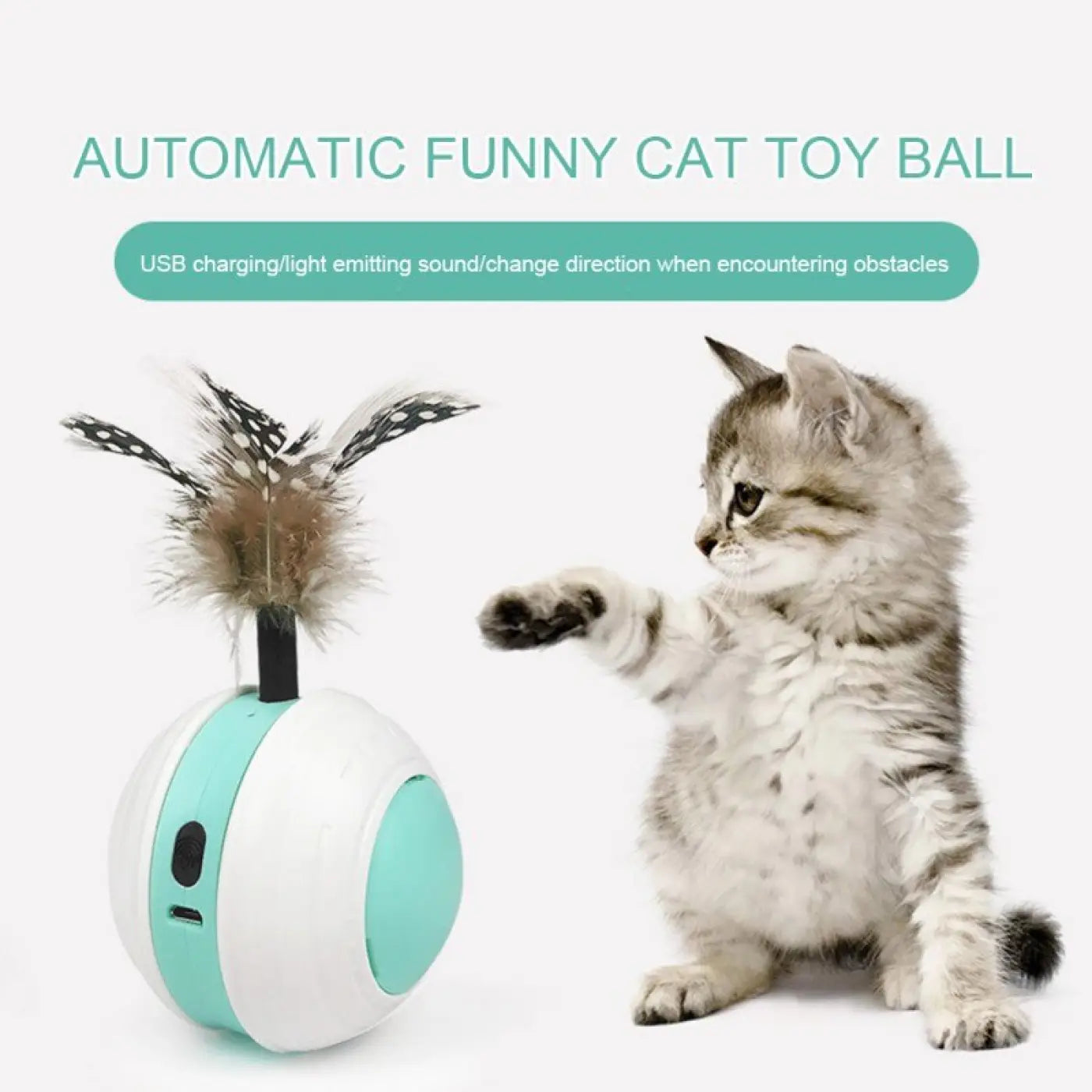 The Ball Depot Cat Toys: Smart Interactive Cat Ball