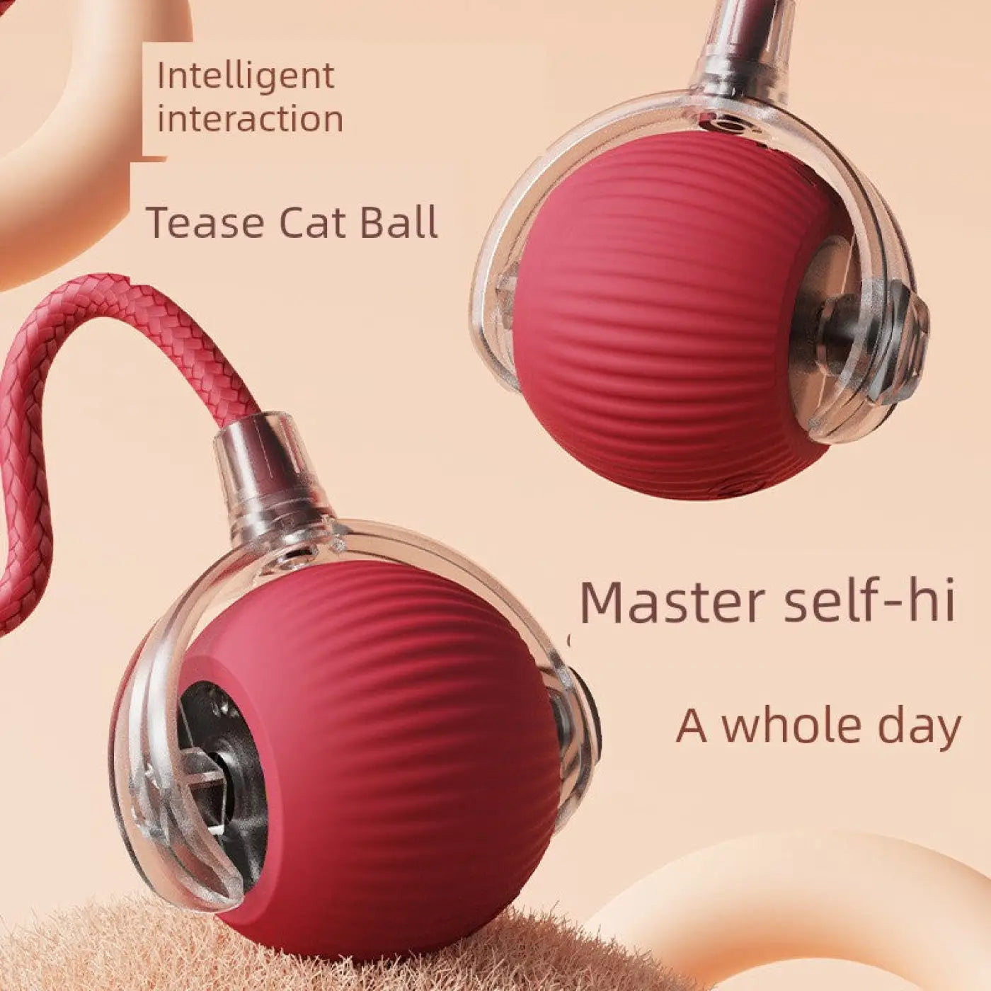 The Ball Depot Cat Balls: Smart Interactive Cat Teasing Ball
