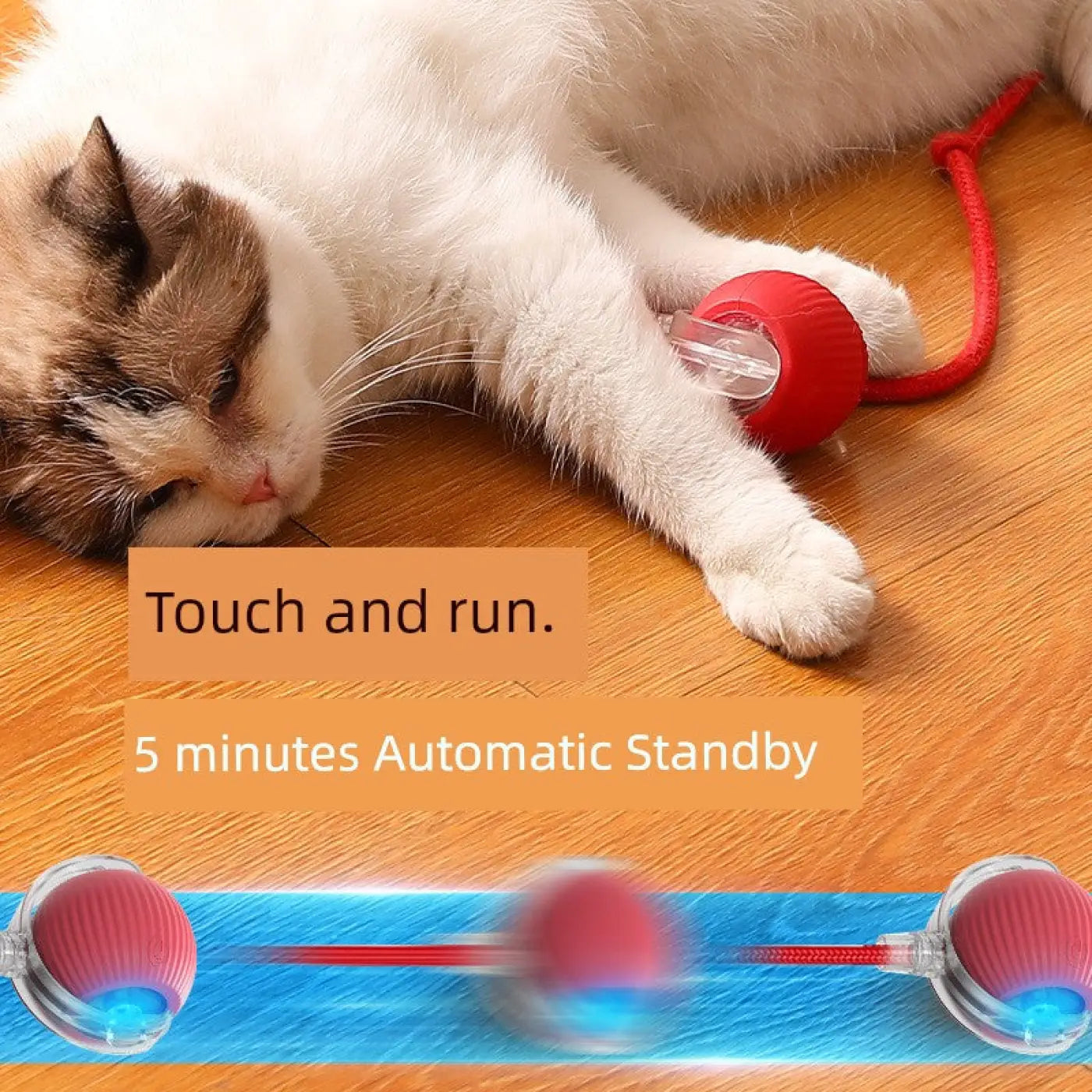 The Ball Depot Cat Balls: Smart Interactive Cat Teasing Ball