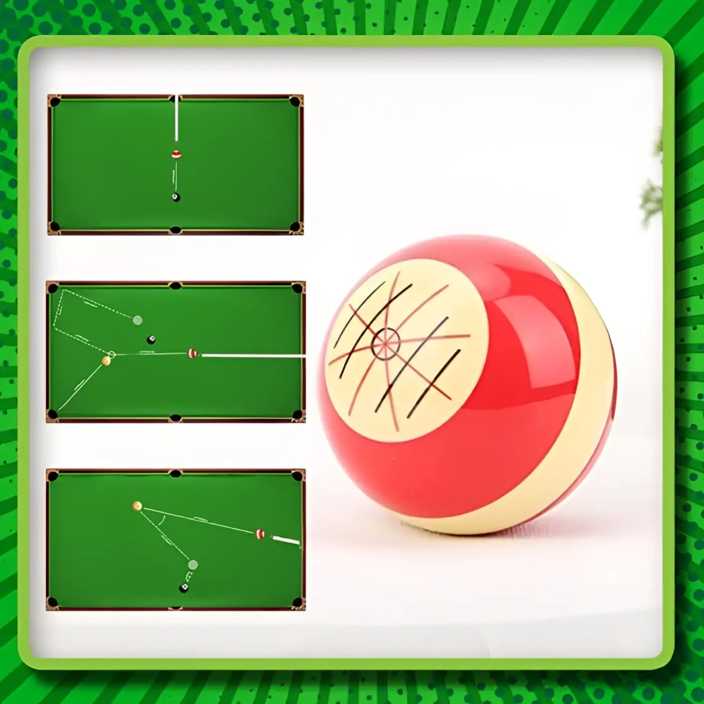 The Ball Depot snooker: Snooker training cue ball