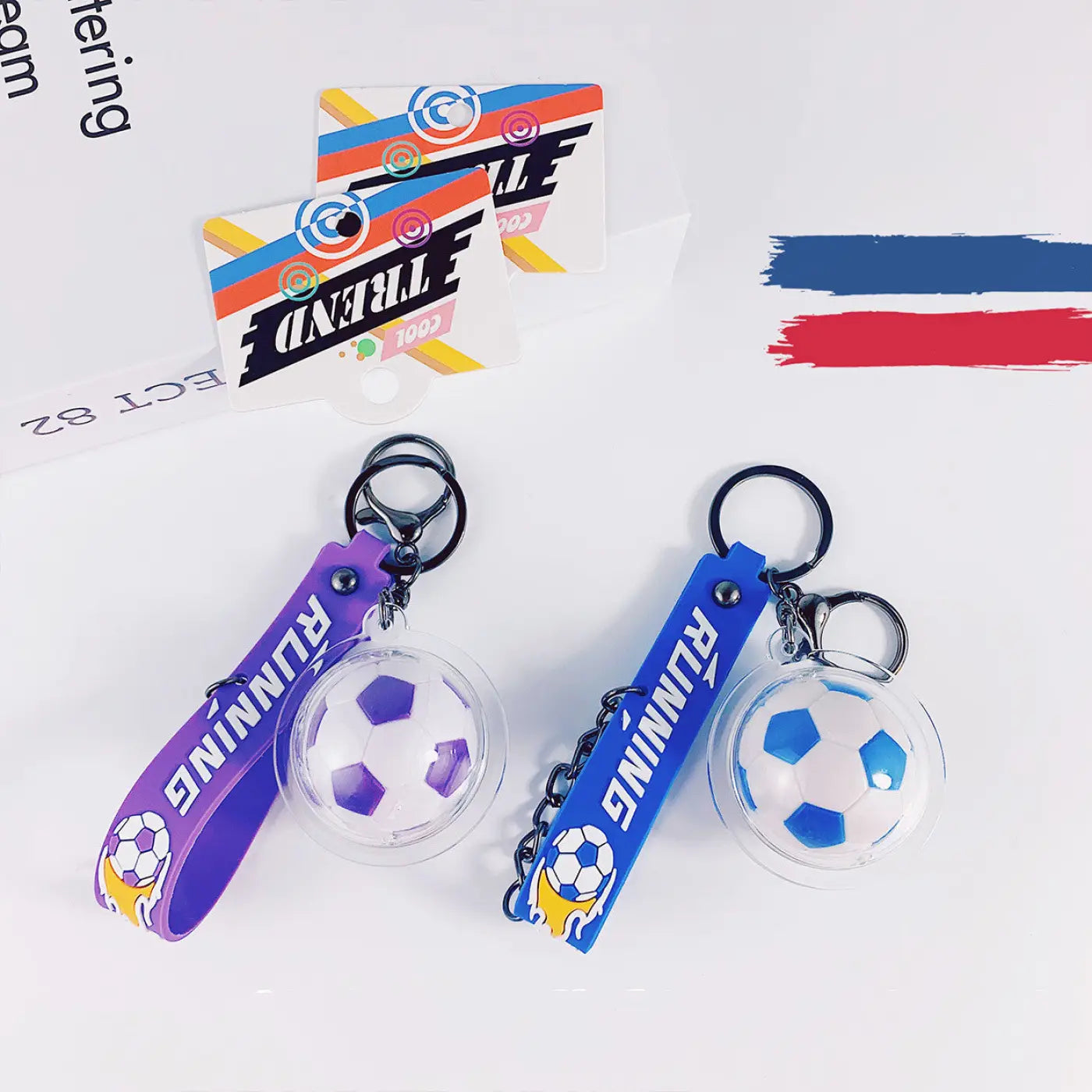 The Ball Depot novelty ball: Soccer Acrylic Keychain Pendant