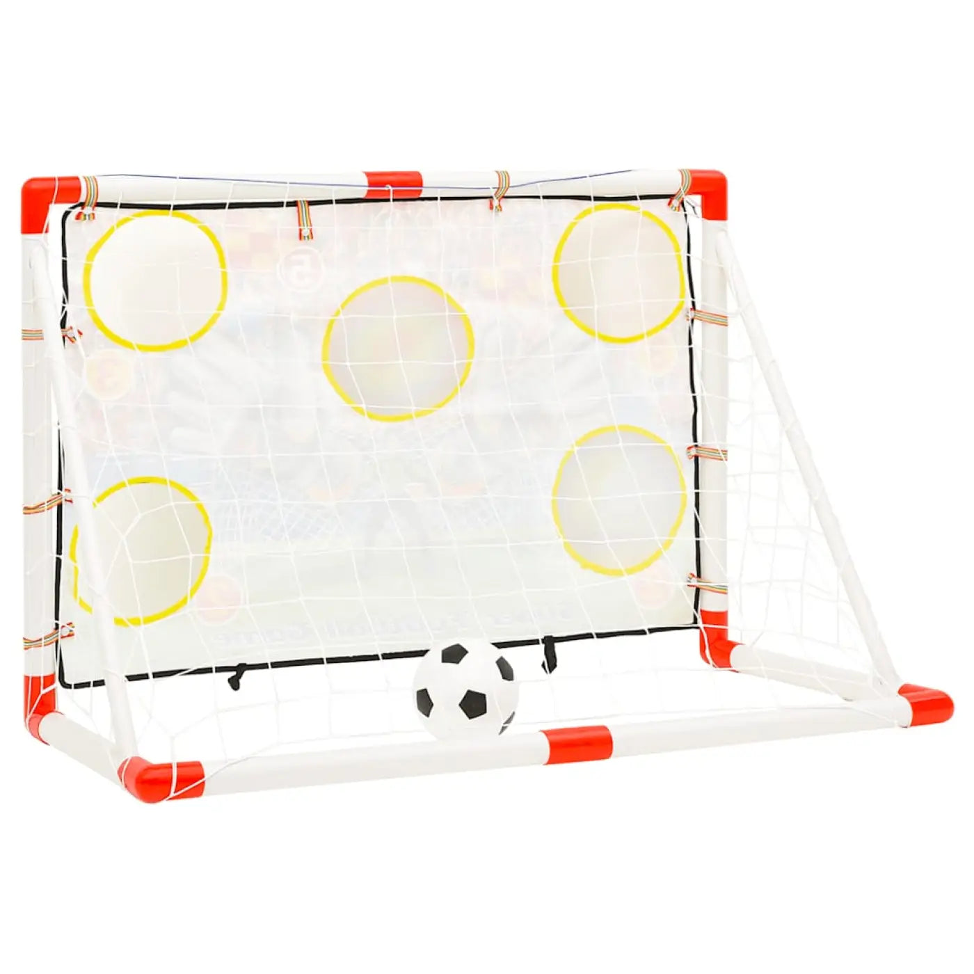 The Ball Depot ball game: Soccer Goal Set with Target Wall