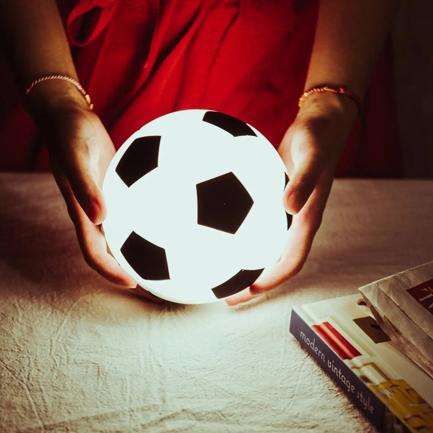The Ball Depot decorative ball: Soccer Silicone Night Light