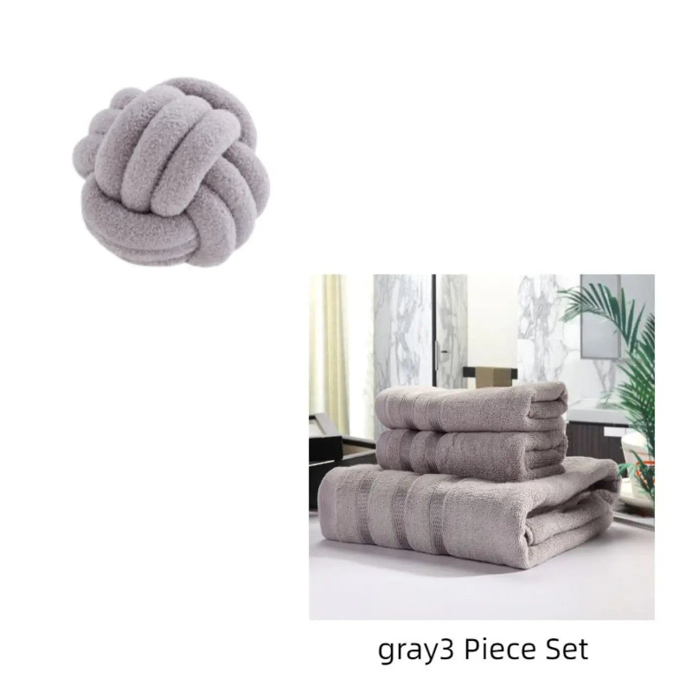 The Ball Depot ball pillow: Sofa Knotted Ball Pillow