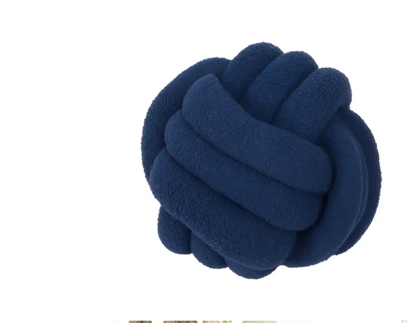 The Ball Depot ball pillow: Sofa Knotted Ball Pillow