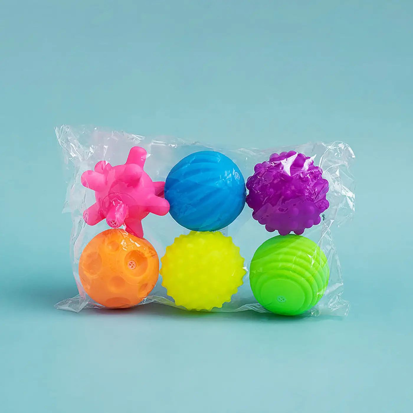 The Ball Depot baby balls: Soft Rubber Baby Grasping Ball