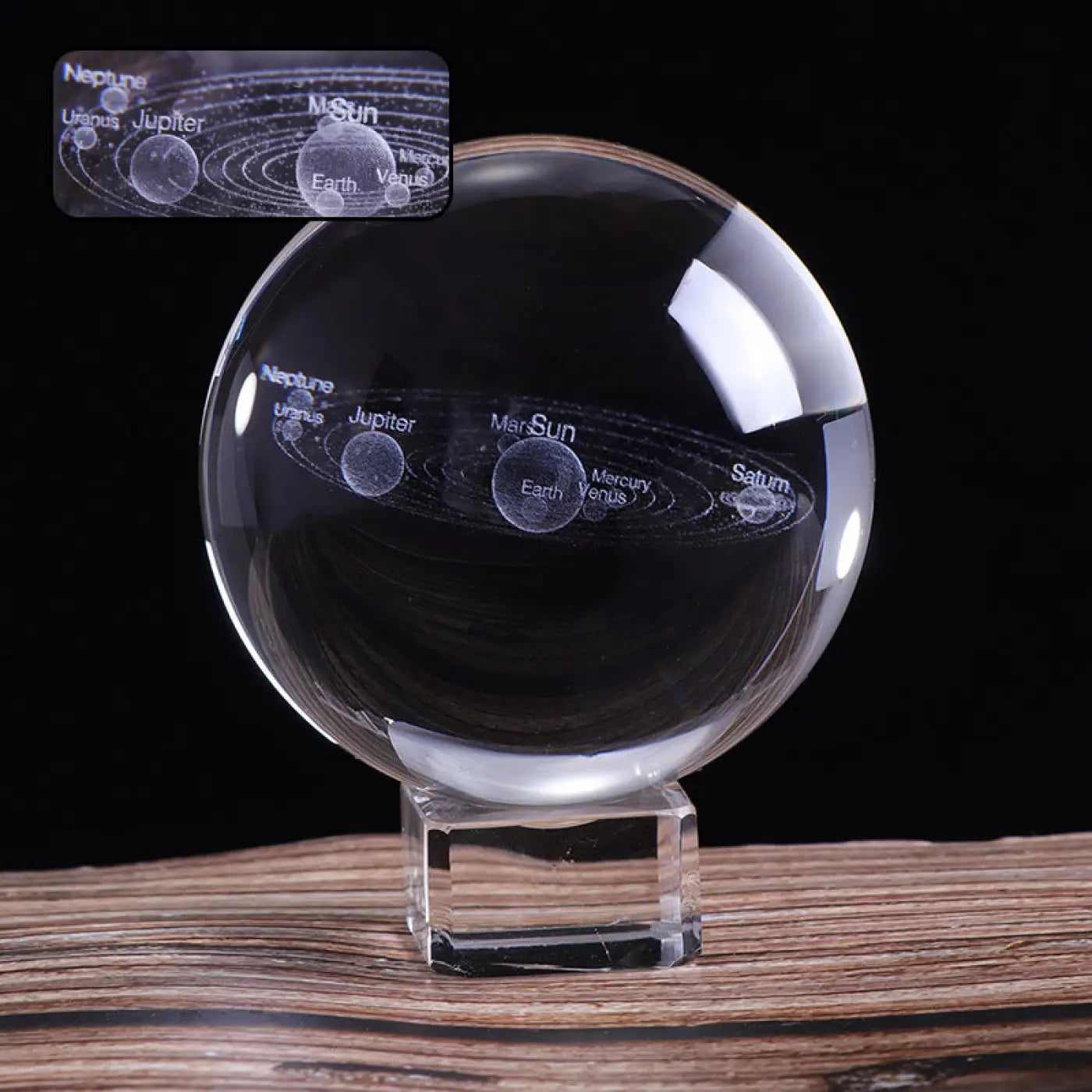 The Ball Depot collector ball: Solar System Cosmic Star Series Crystal Balls