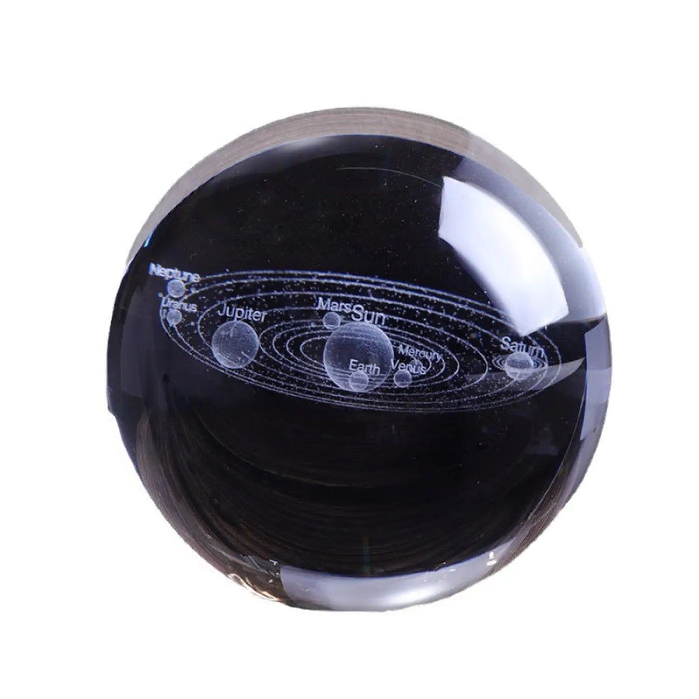 The Ball Depot collector ball: Solar System Cosmic Star Series Crystal Balls