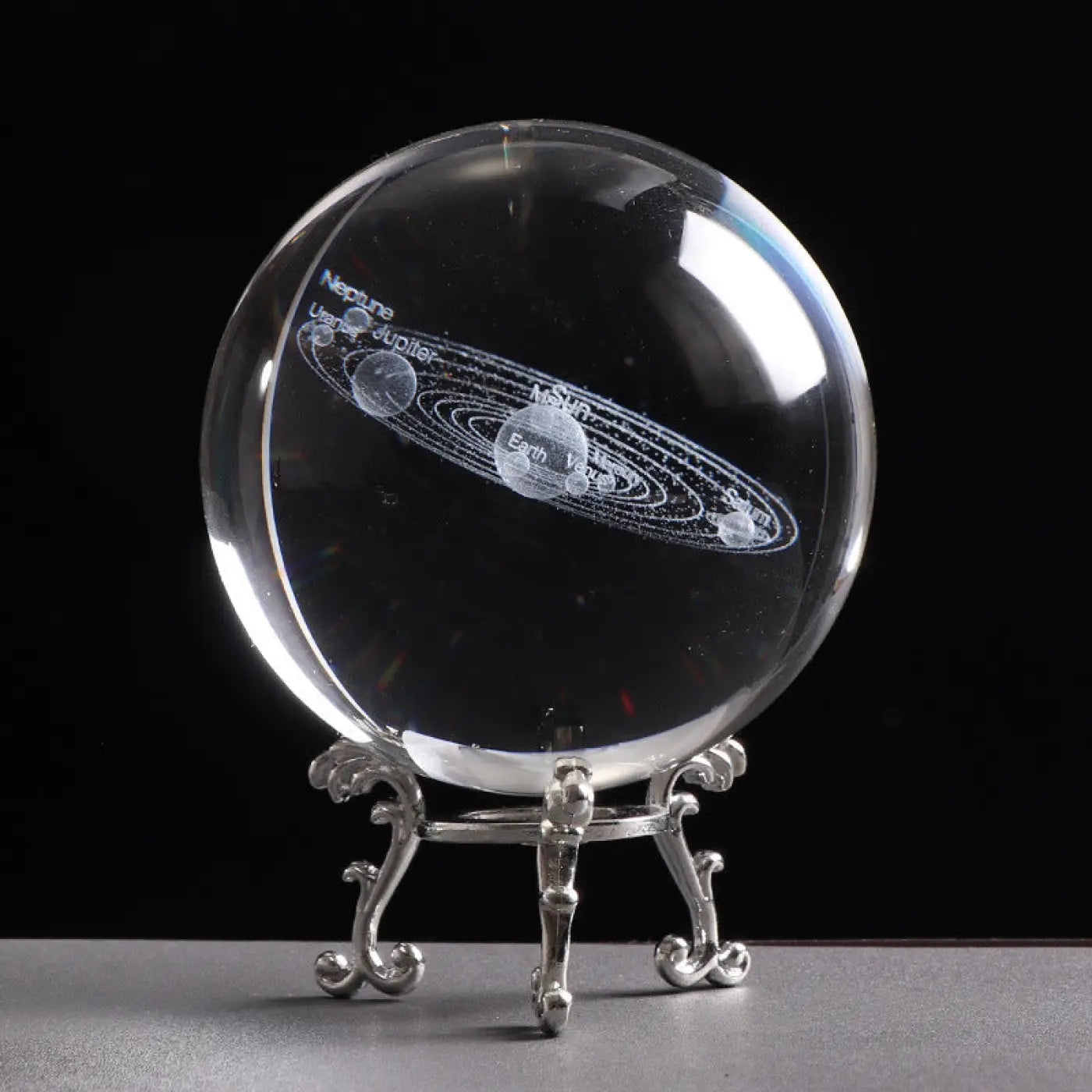 The Ball Depot collector ball: Solar System Cosmic Star Series Crystal Balls