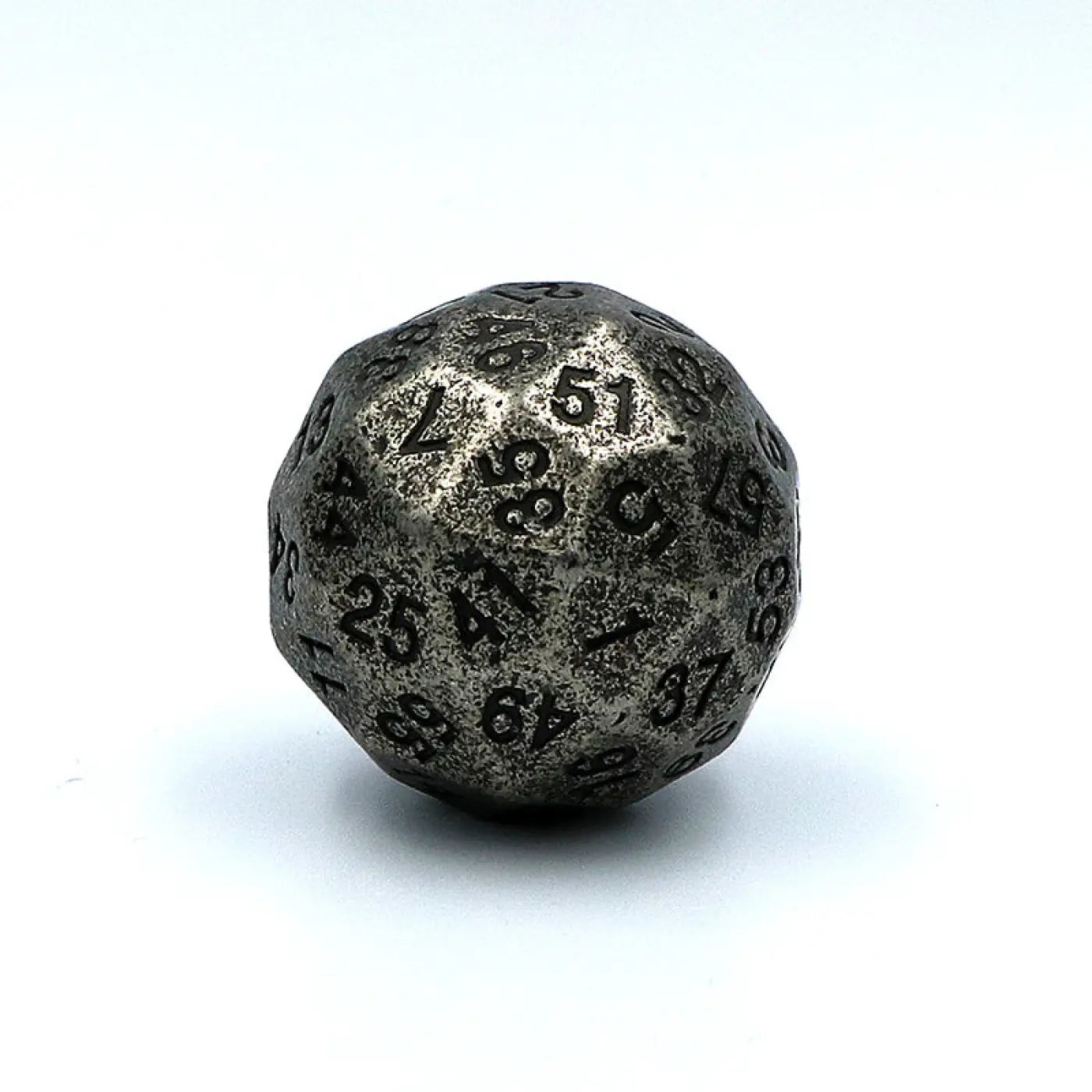 The Ball Depot novelty ball: Solid metal hundred face dice ball