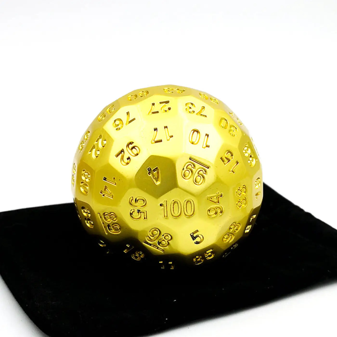 The Ball Depot novelty ball: Solid metal hundred face dice ball