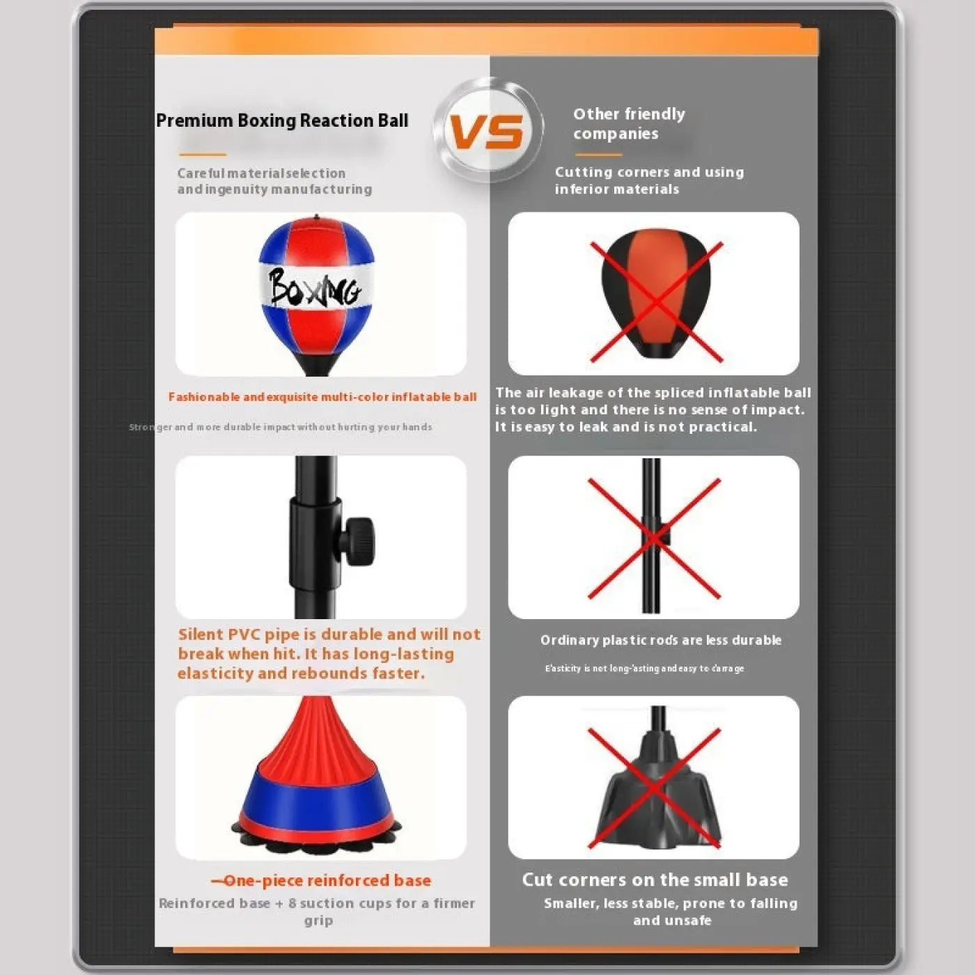 The Ball Depot boxing ball: Speed Ball Anti-stress Trainer