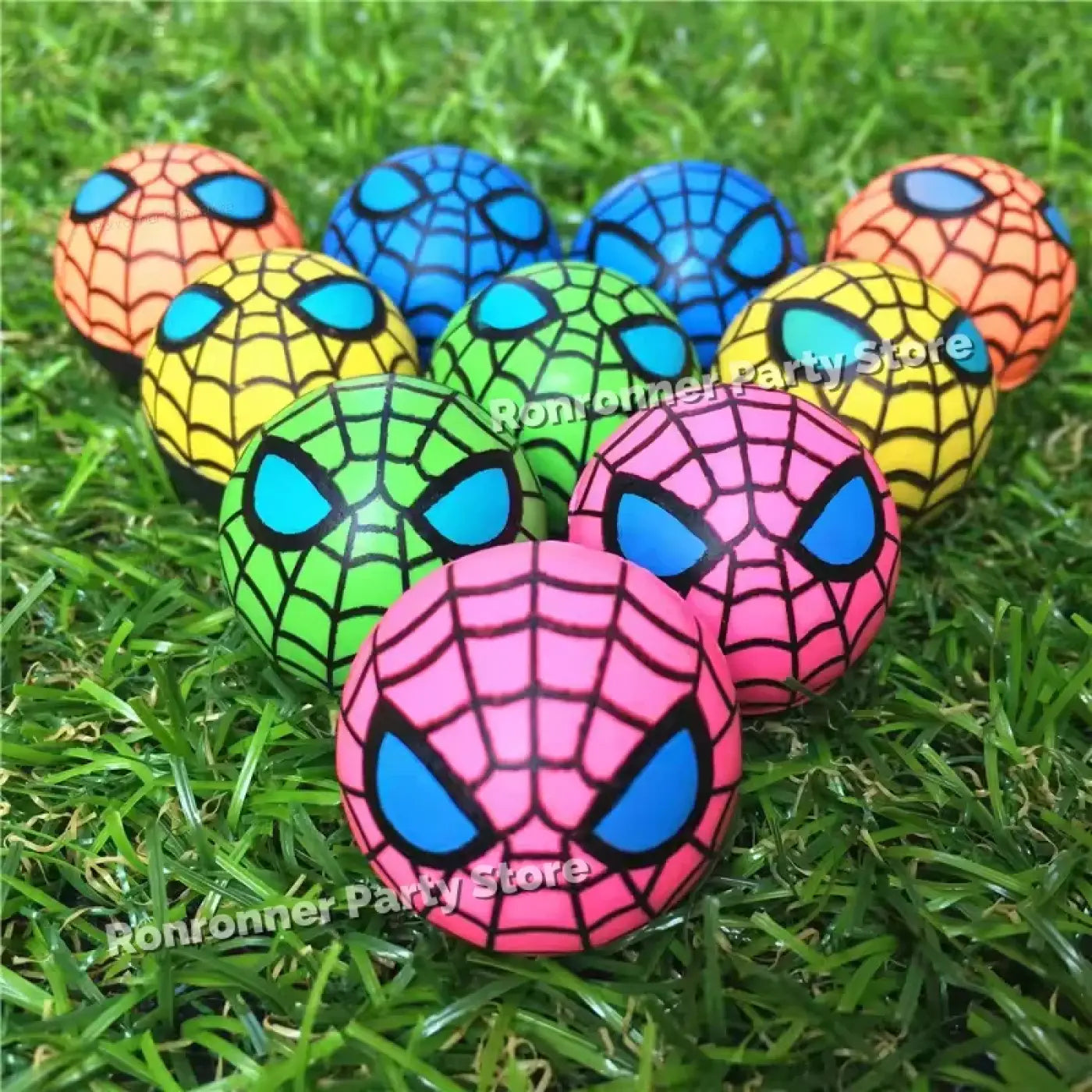 Spider Web Jumping Bouncy Ball Outdoor Kids Toy