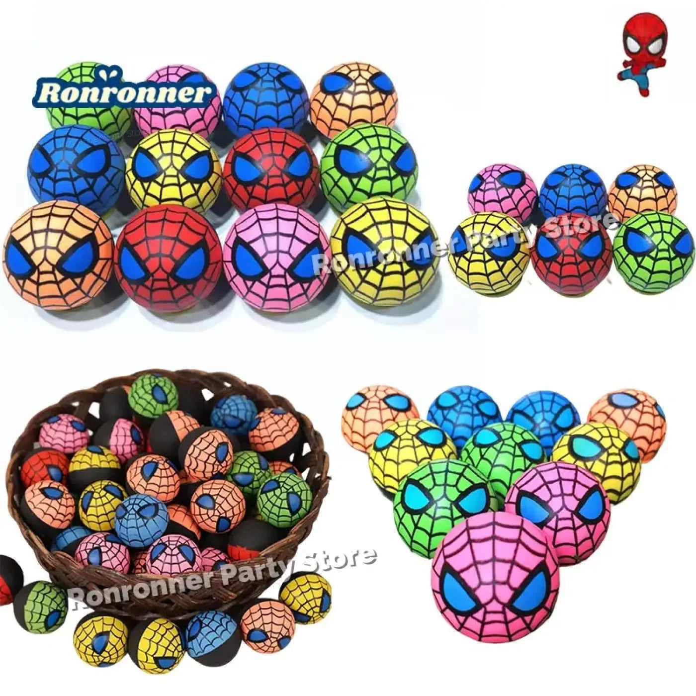 The Ball Depot novelty ball: Spider Jumping Bouncy Ball