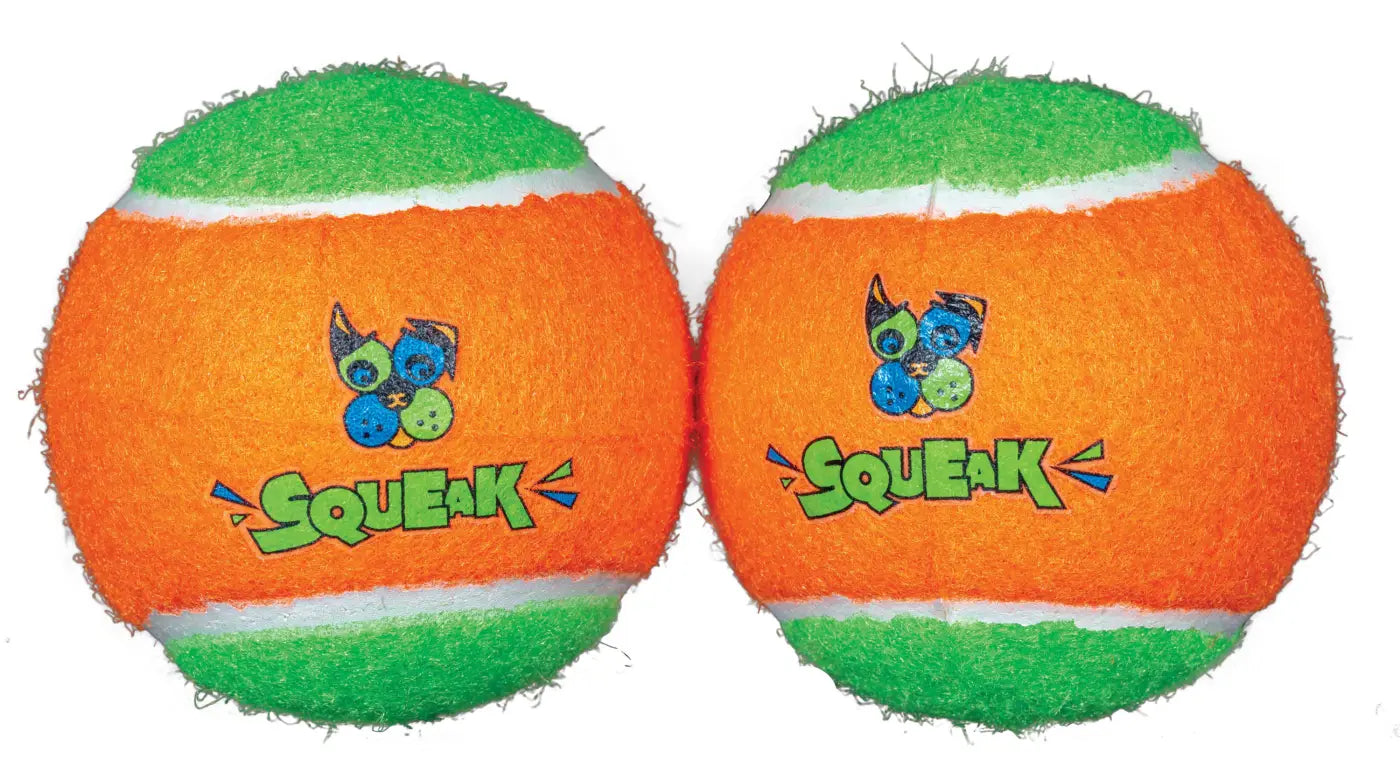 Spunky Pup dog ball: Spunky Pup Squeaky Tennis Balls