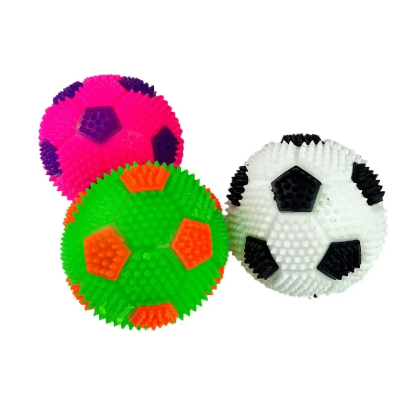 The Ball Depot glow dog ball: Squeak Light Soccer Ball for Dogs