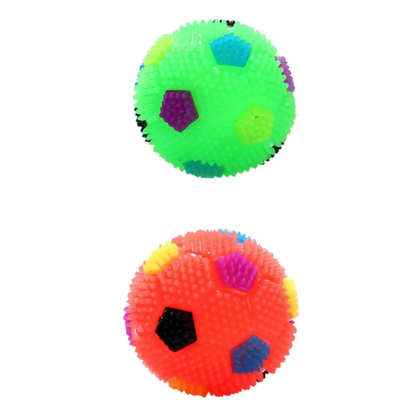 The Ball Depot glow dog ball: Squeak Light Soccer Ball for Dogs