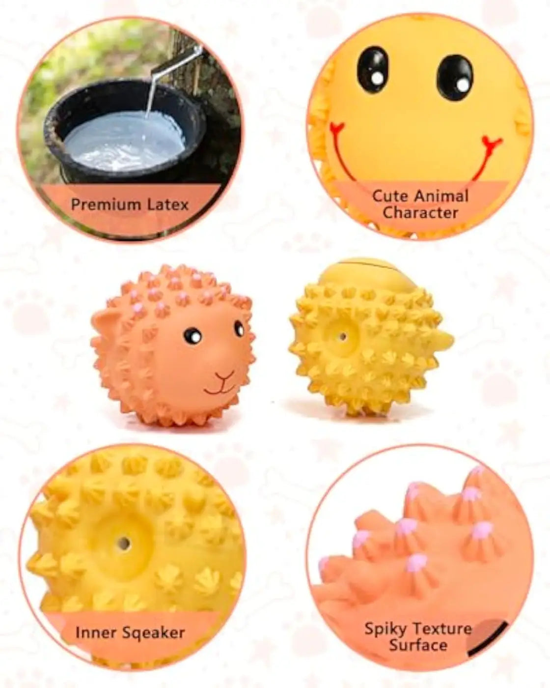 The Ball Depot dog ball: Squeaky Dog Ball