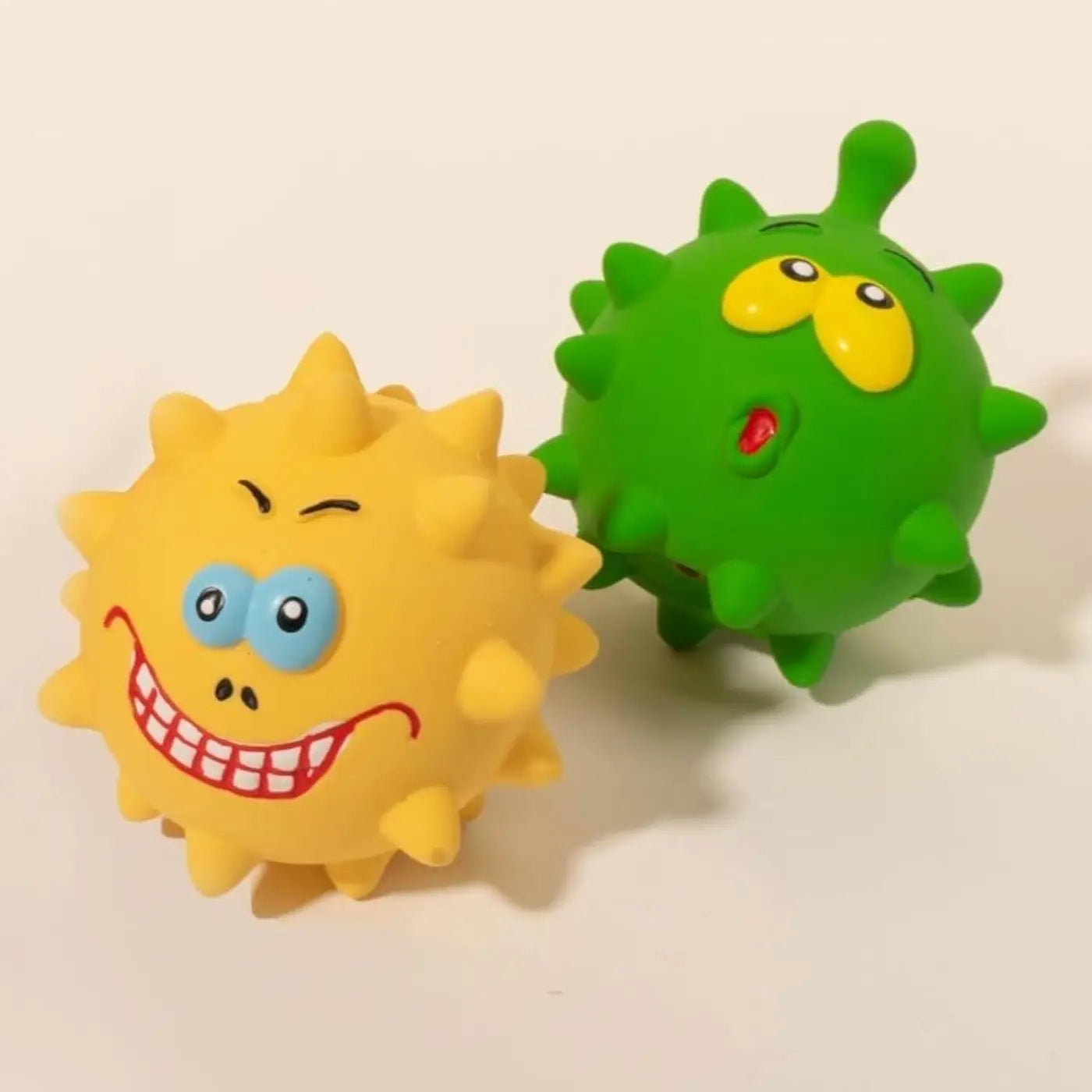 The Ball Depot dog balls: Squeaky faces Dog balls