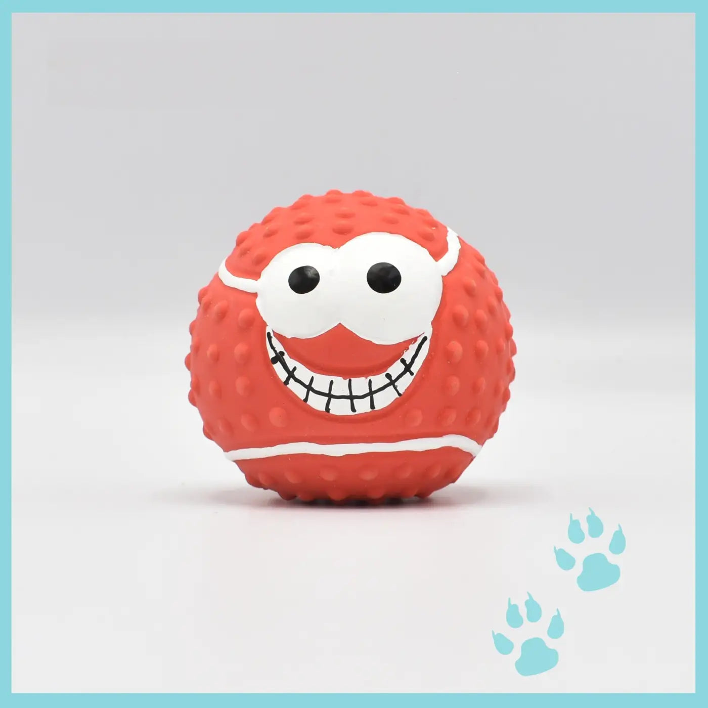 The Ball Depot dog ball: Squeaky Football Dog Ball