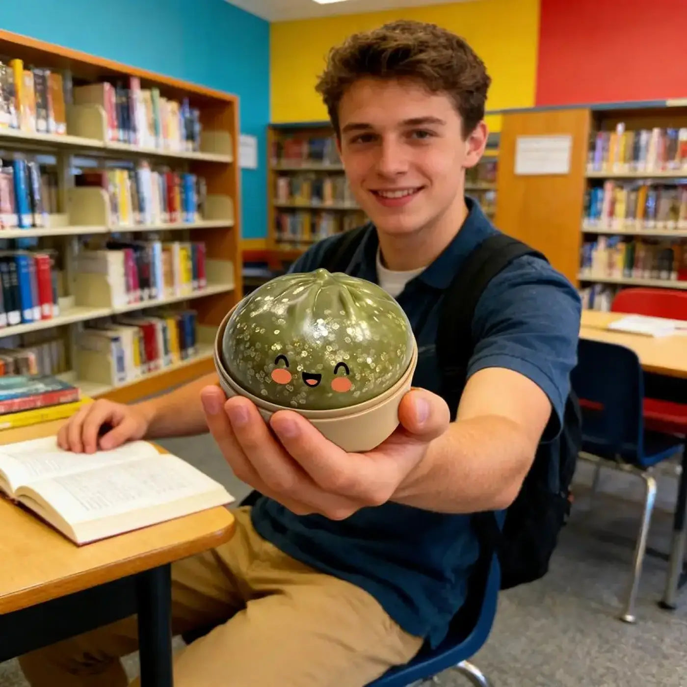 The Ball Depot stress balls: Squishy's Dumpling Toy Squeeze Ball
