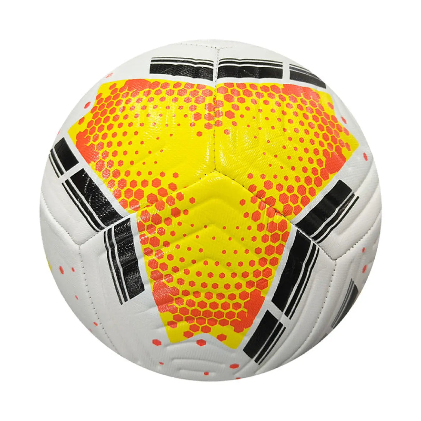The Ball Depot soccer ball: Standard No. 5 PVC Machine Sewn Soccer Ball
