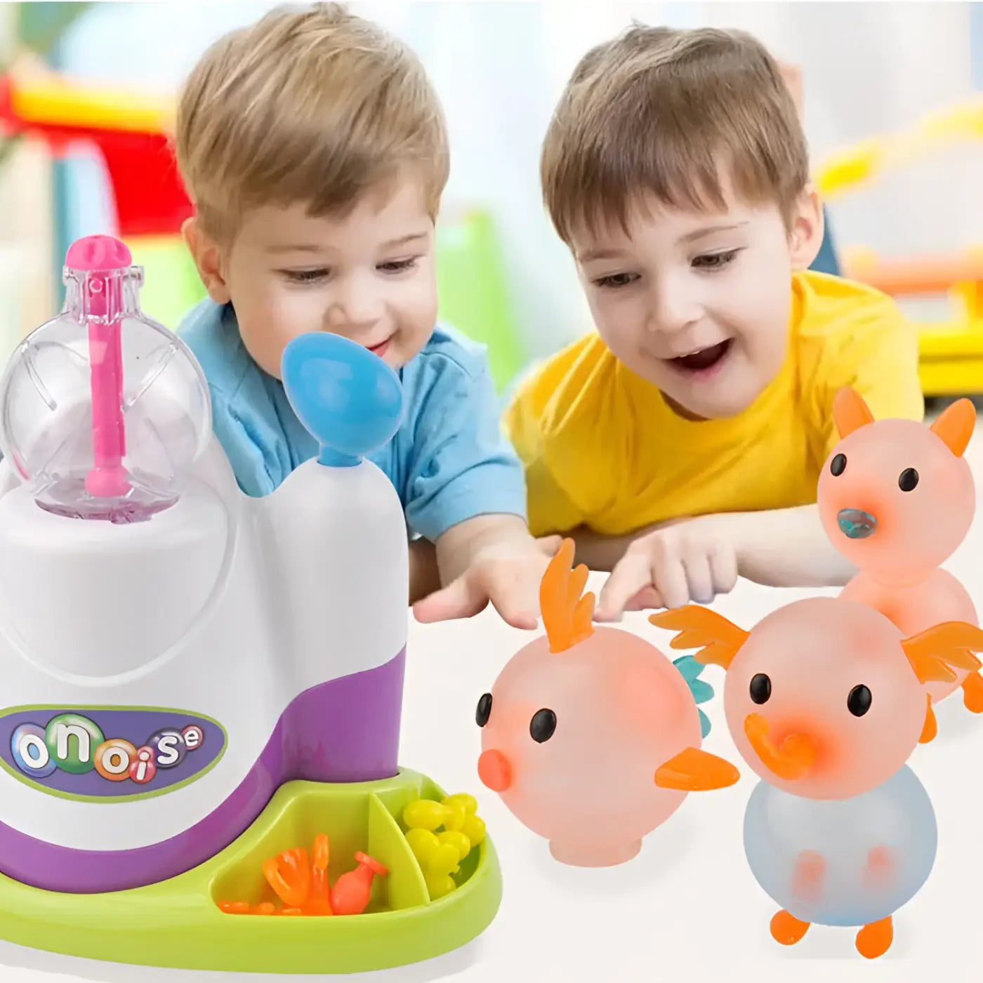 The Ball Depot children game: Sticky ball fun inflator
