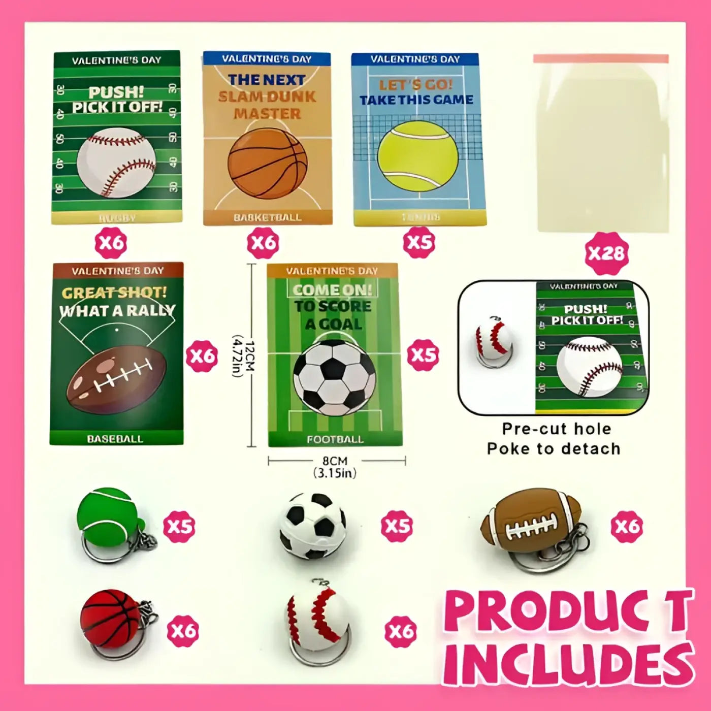 The Ball Depot stress balls: Stress-Relieving Foam Ball Keychains