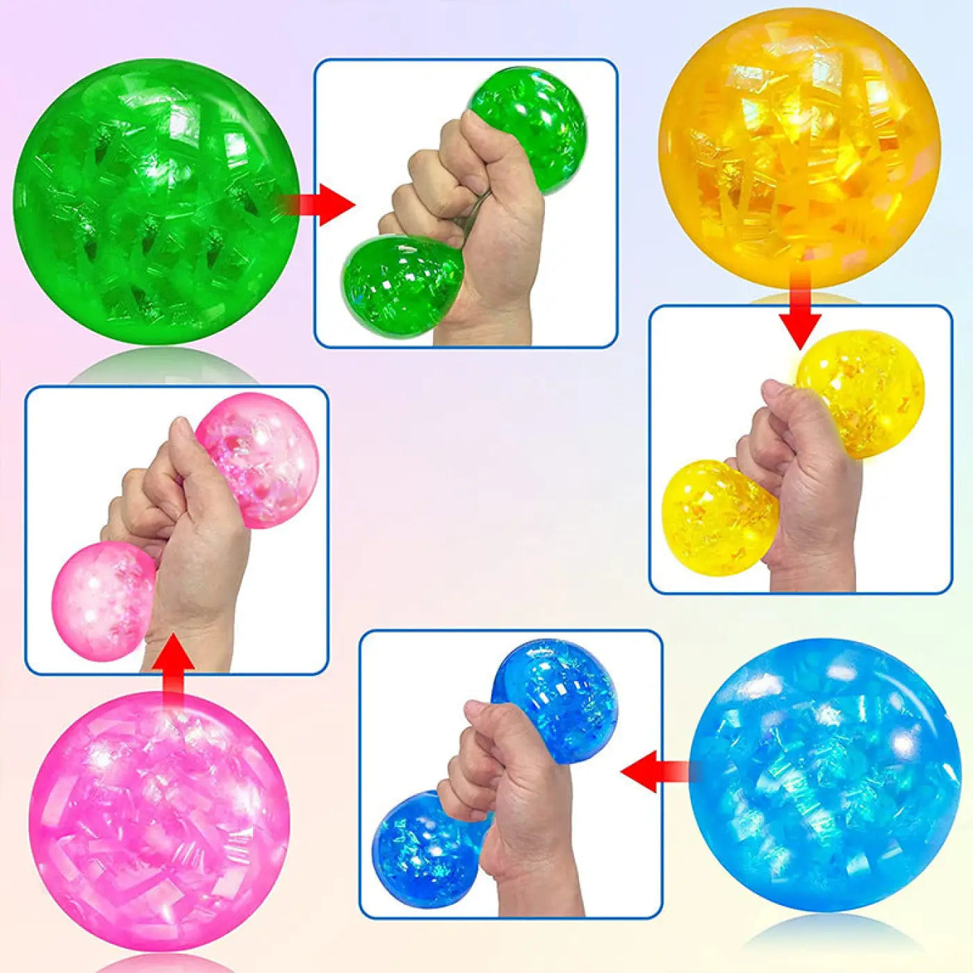 The Ball Depot stress balls: Stress Squeeze Balls