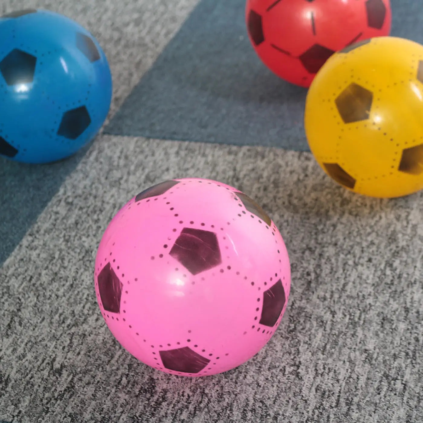 The Ball Depot kids inflatable ball: Stretch Kids Inflatable Soccer Ball
