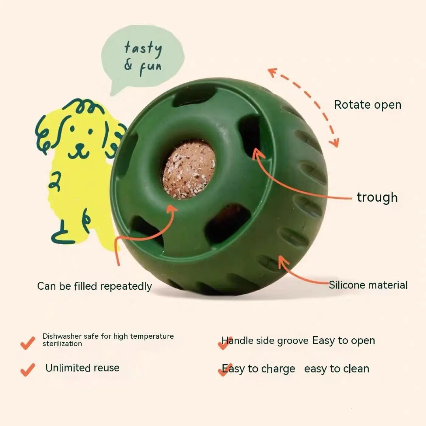 The Ball Depot dog ball: Stuffed Food Dog Ball