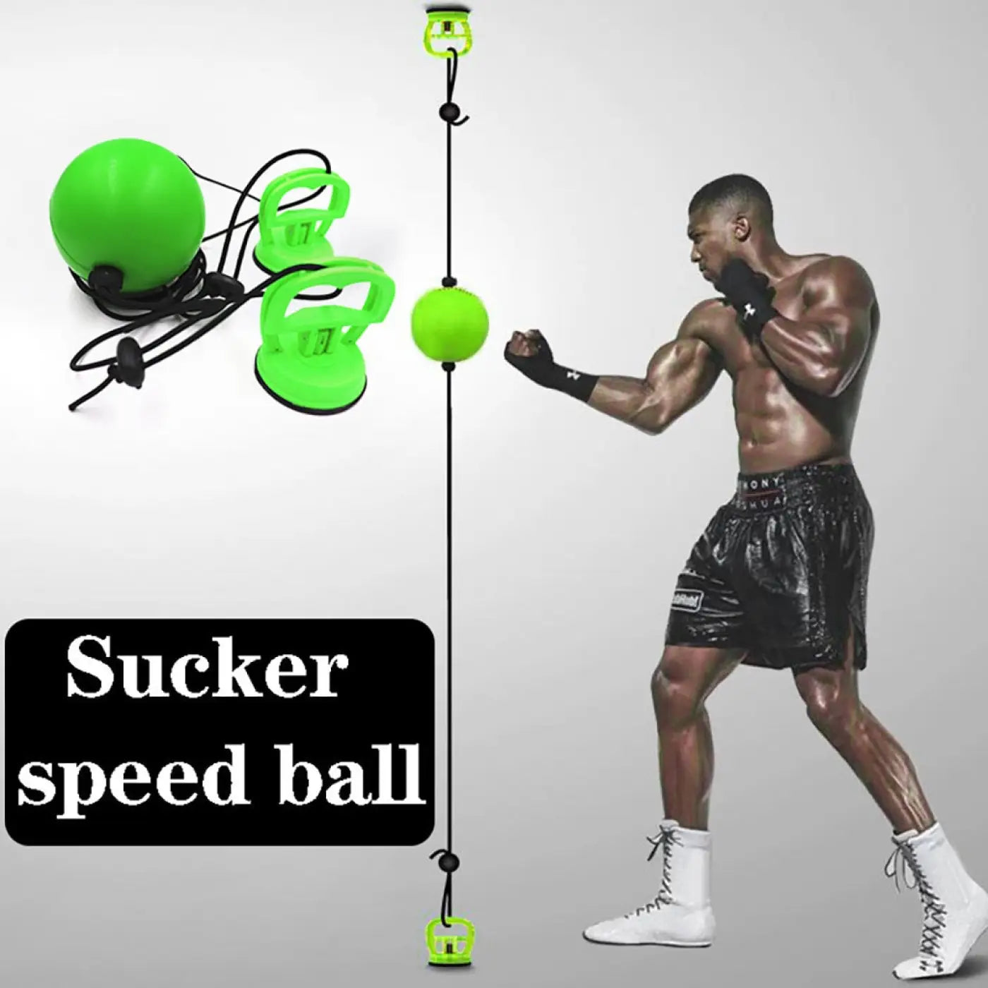The Ball Depot boxing ball: Suction Cup Suspended Boxing Speed Ball