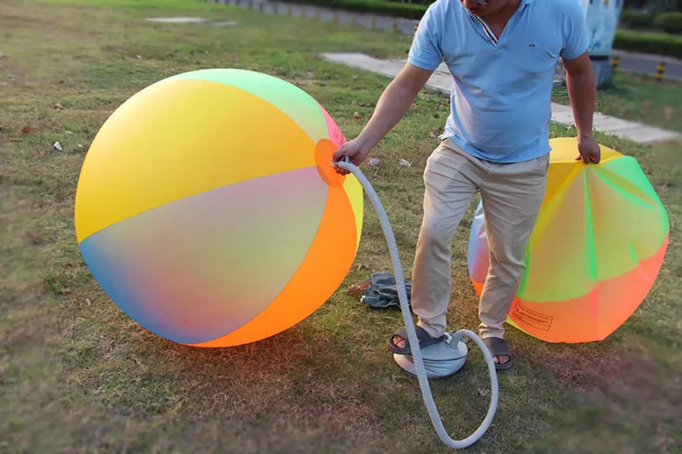 The Ball Depot beach ball: Super Big Inflatable Beach Ball