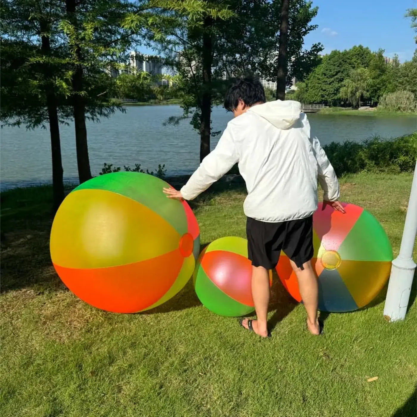 The Ball Depot beach ball: Super Big Inflatable Beach Ball