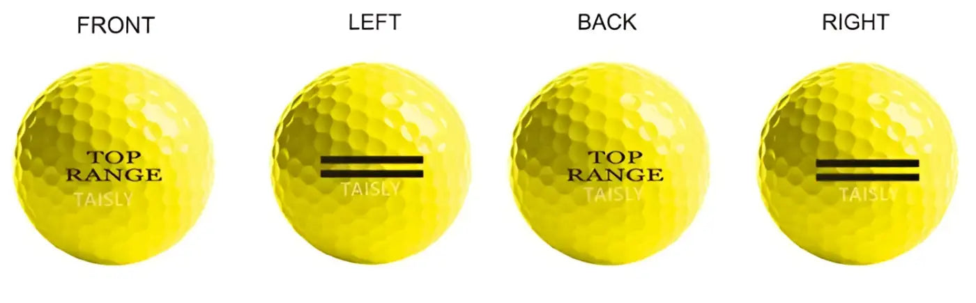 The Ball Depot golf ball: Super Range Golf Balls Yellow Driving Range Golf Ball