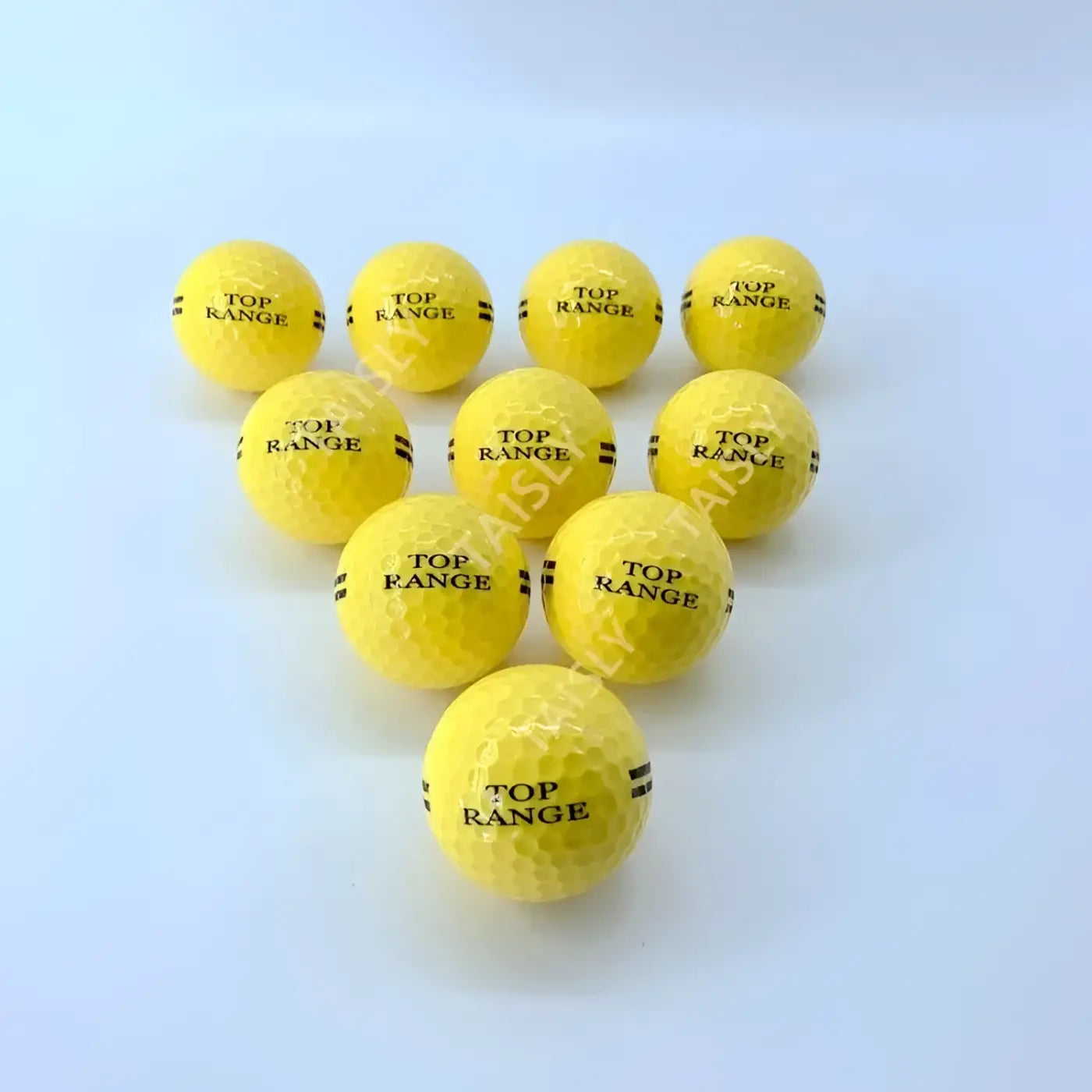 The Ball Depot golf ball: Super Range Golf Balls Yellow Driving Range Golf Ball