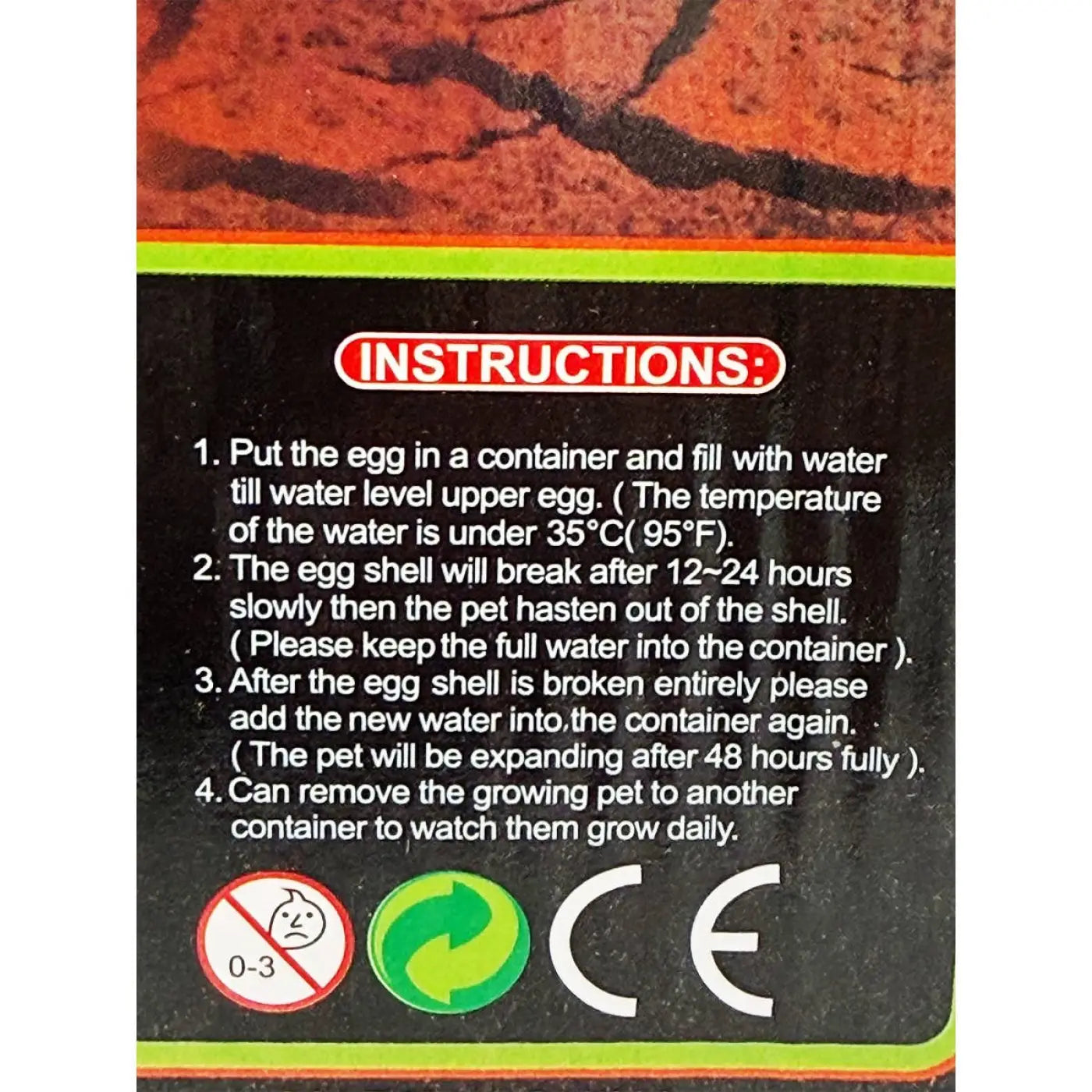 Love and Repeat novelty animal ball: Surprise Growing Dinosaur Hatch Egg Toy