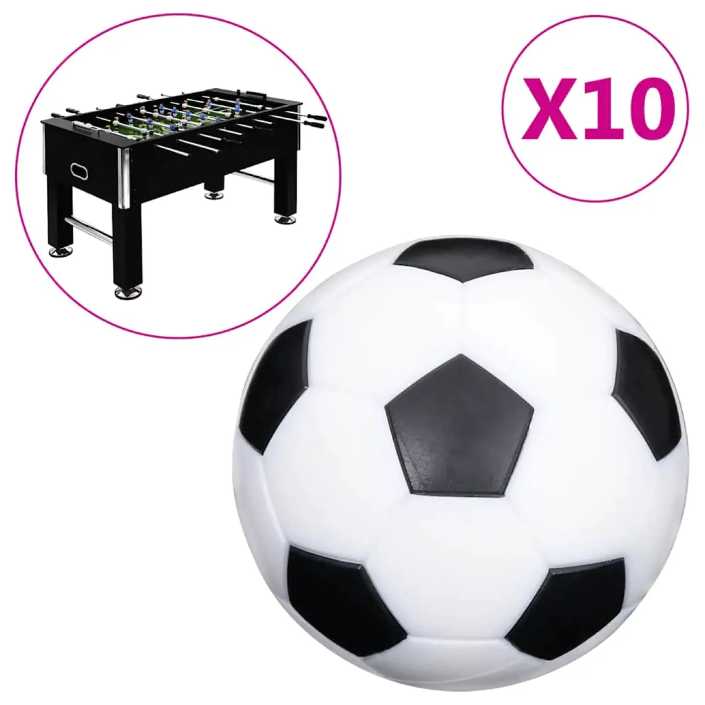 The Ball Depot table football balls: Table Foosballs 10 pcs