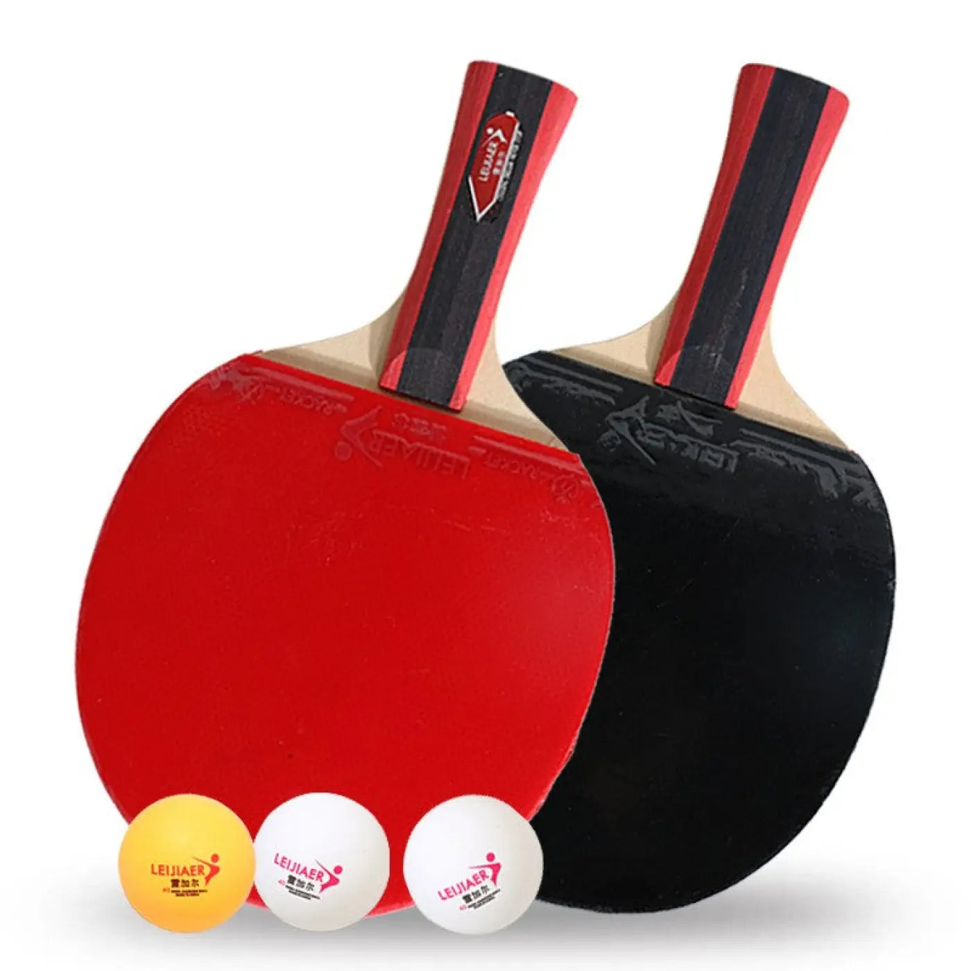 The Ball Depot table tennis: Table tennis racket with two rackets and three balls