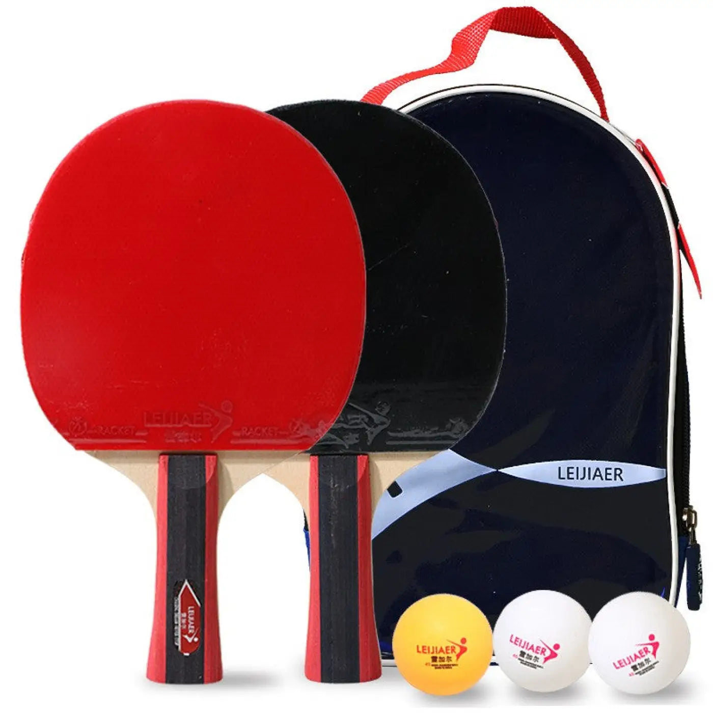 The Ball Depot table tennis: Table tennis racket with two rackets and three balls