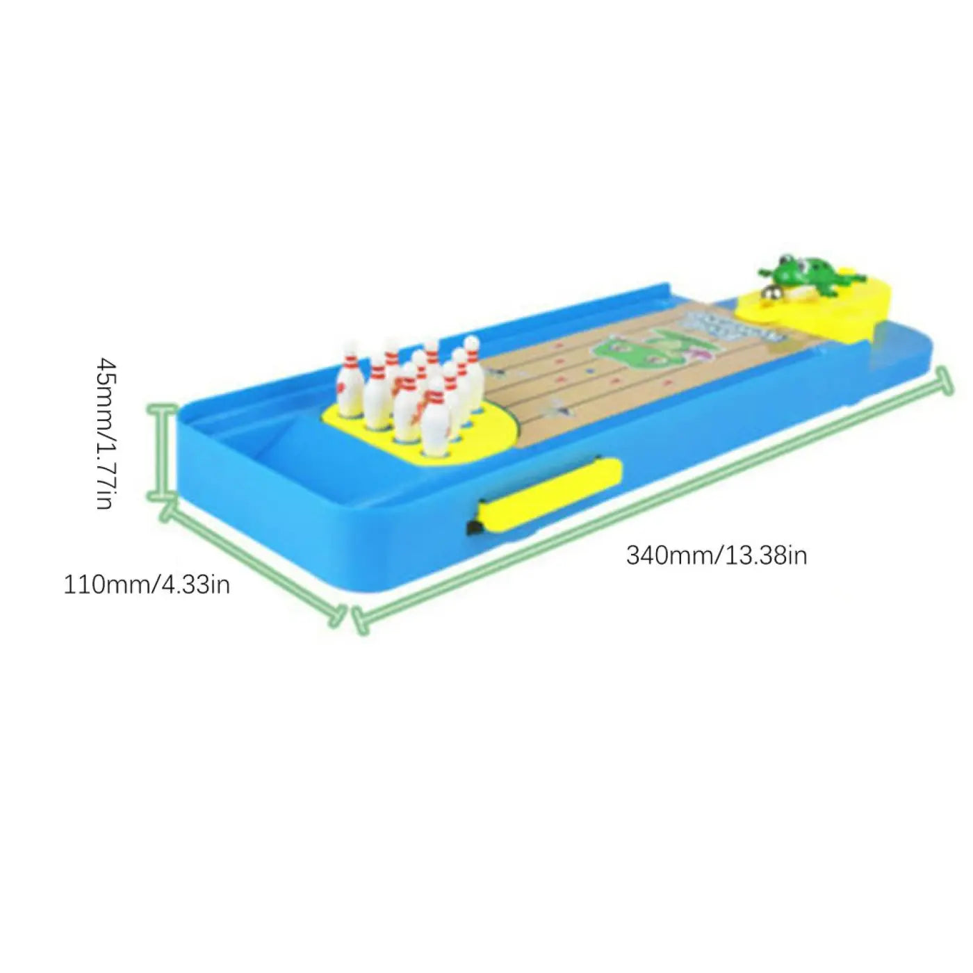 The Ball Depot ball game: Tabletop mini bowling