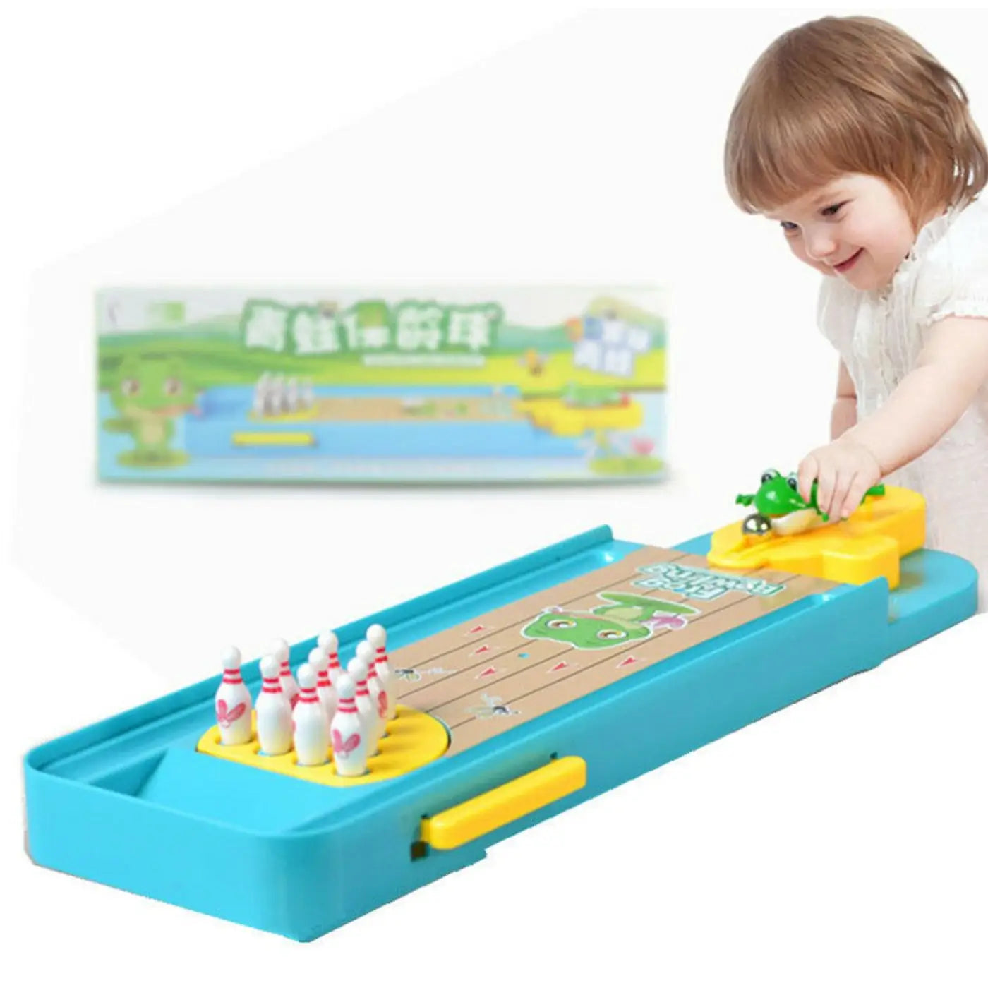 The Ball Depot ball game: Tabletop mini bowling