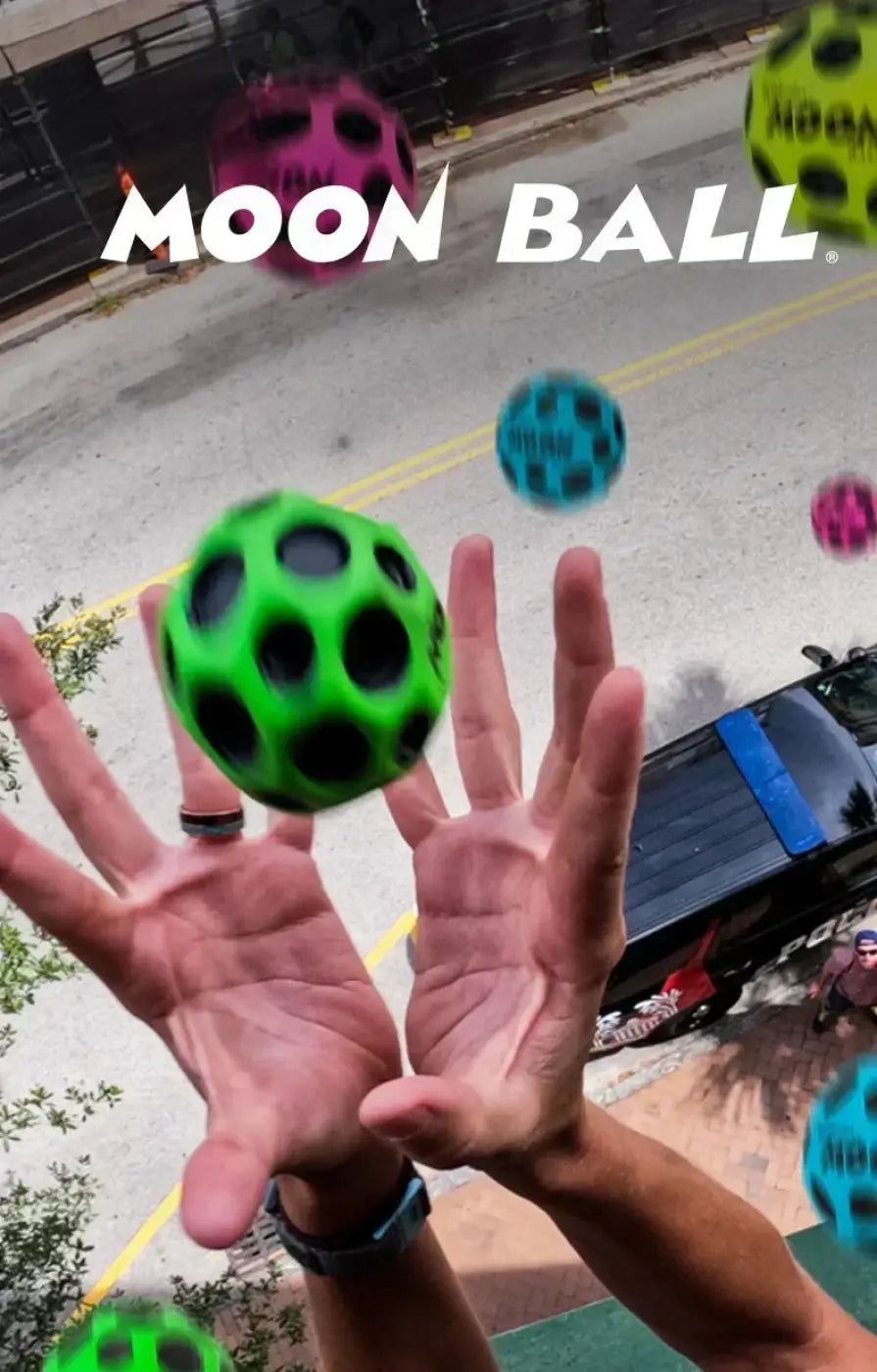 The Ball Depot bouncy balls: The Original Moon Ball-Super Bouncy